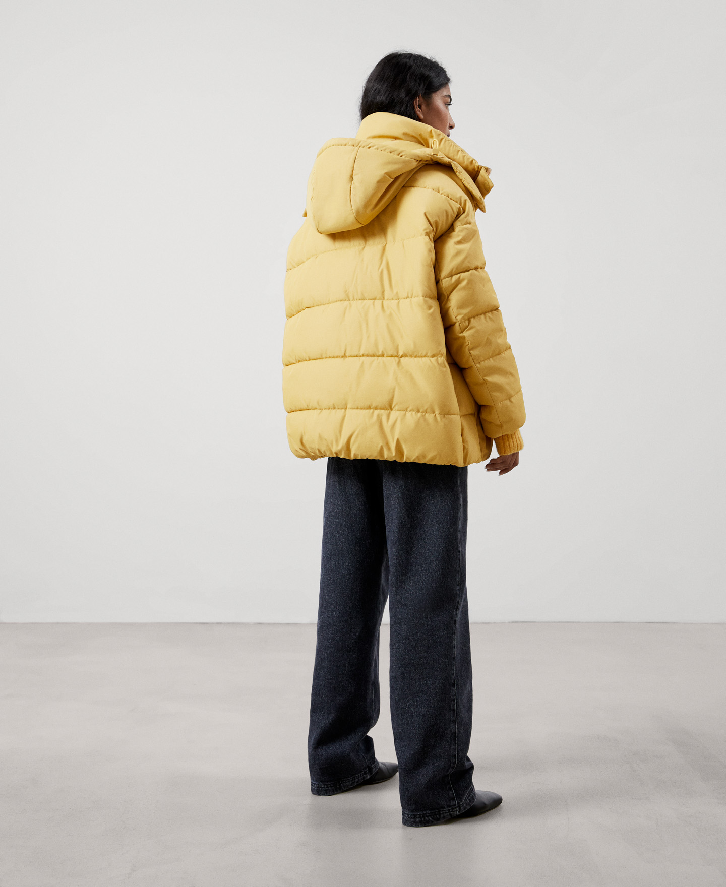 Detachable hooded padded jacket image number 2