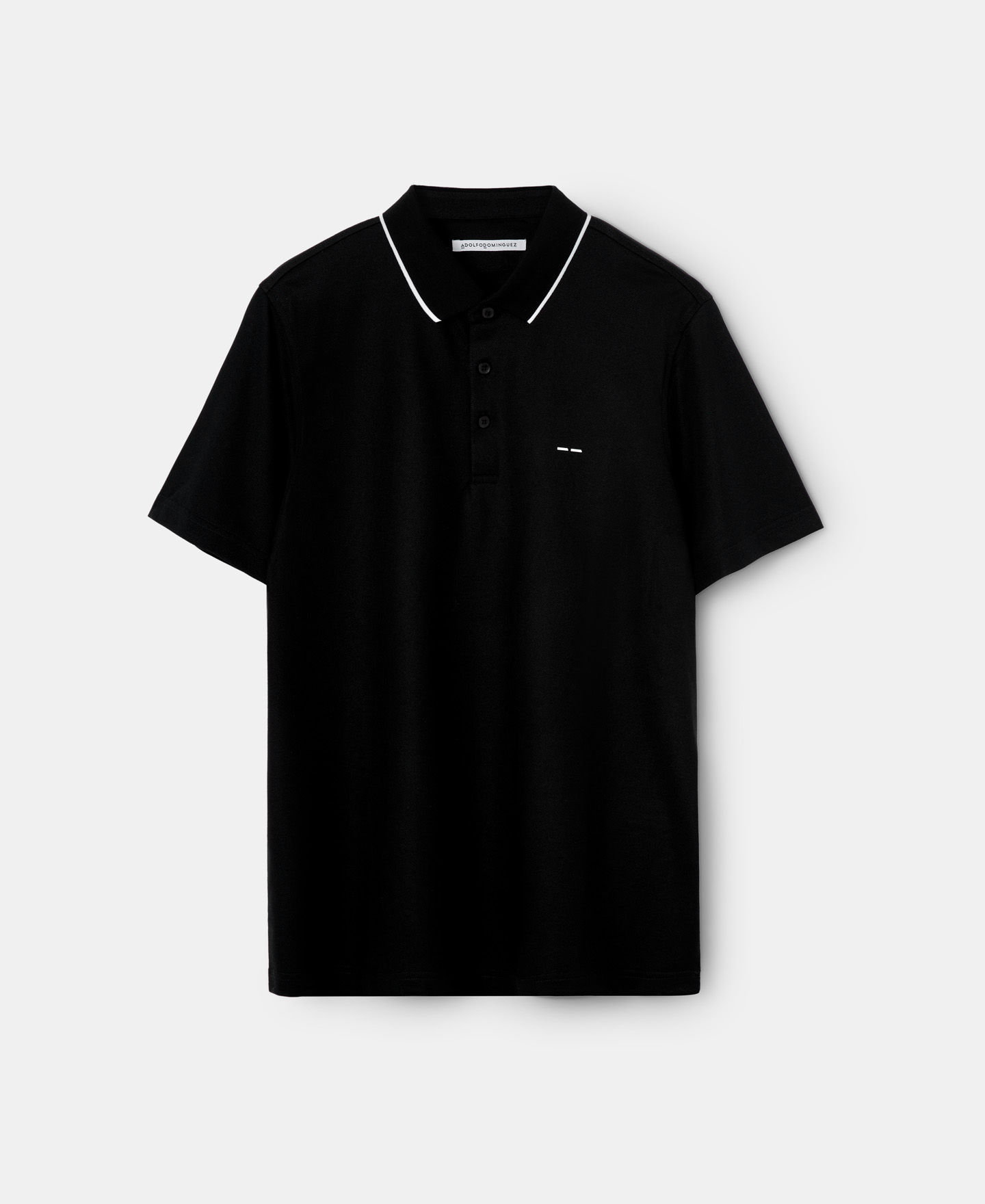 White shirt collar polo image number 4