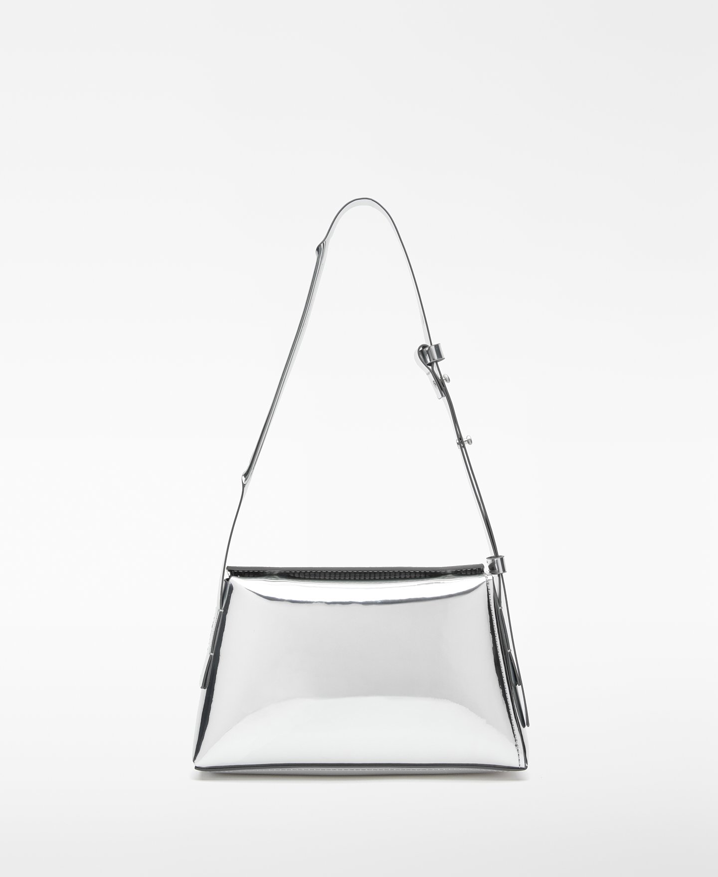 Mica metallic-finish shoulder bag woman image number 1