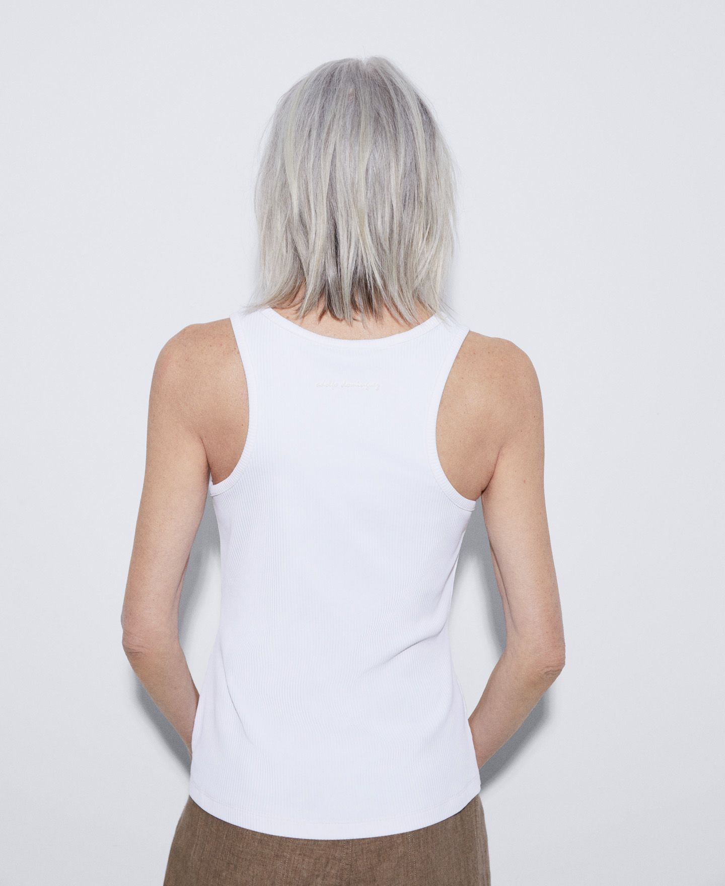Ribbed tank top image number 2