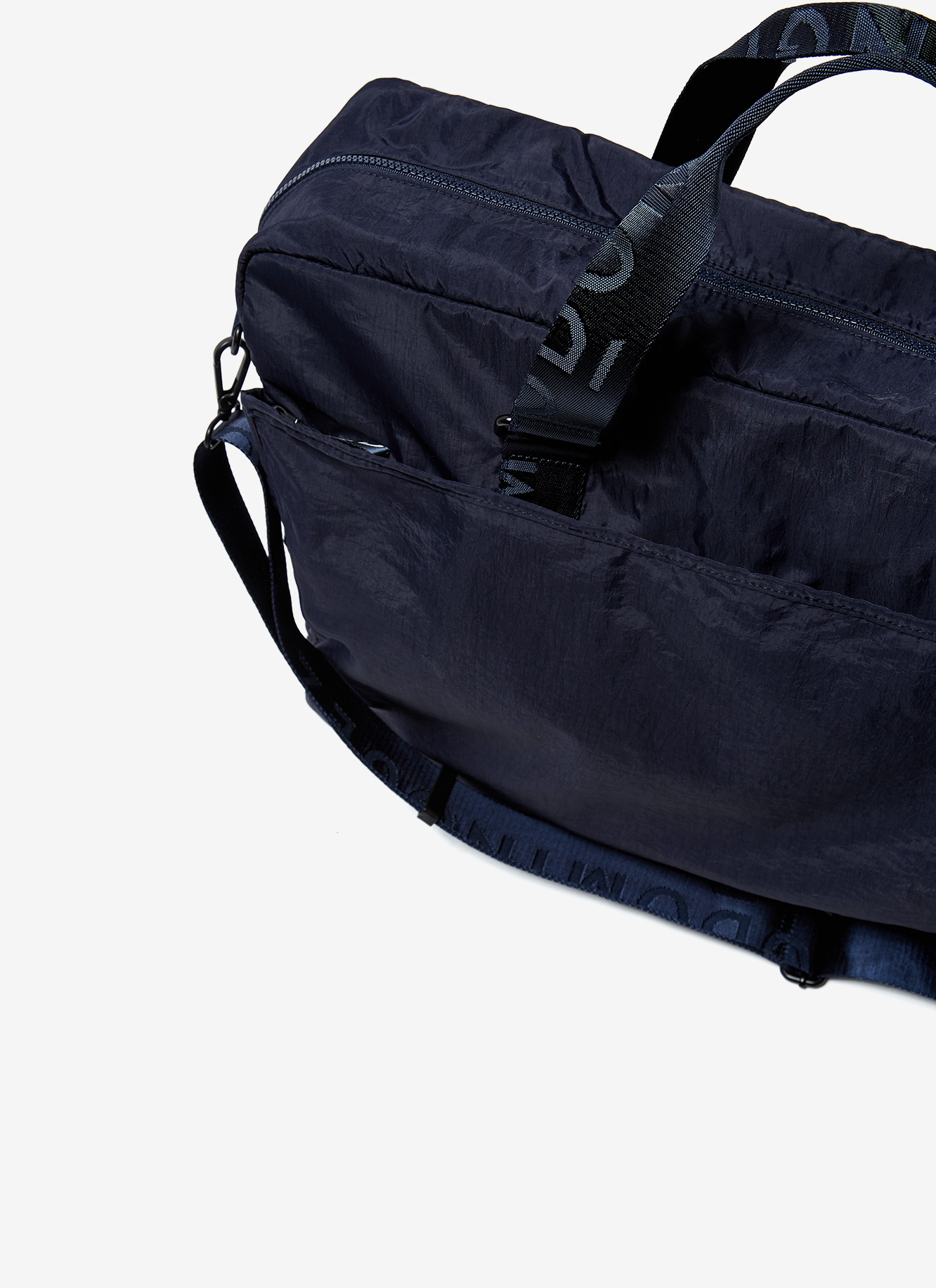 Nylon weekender with double strap image number 2