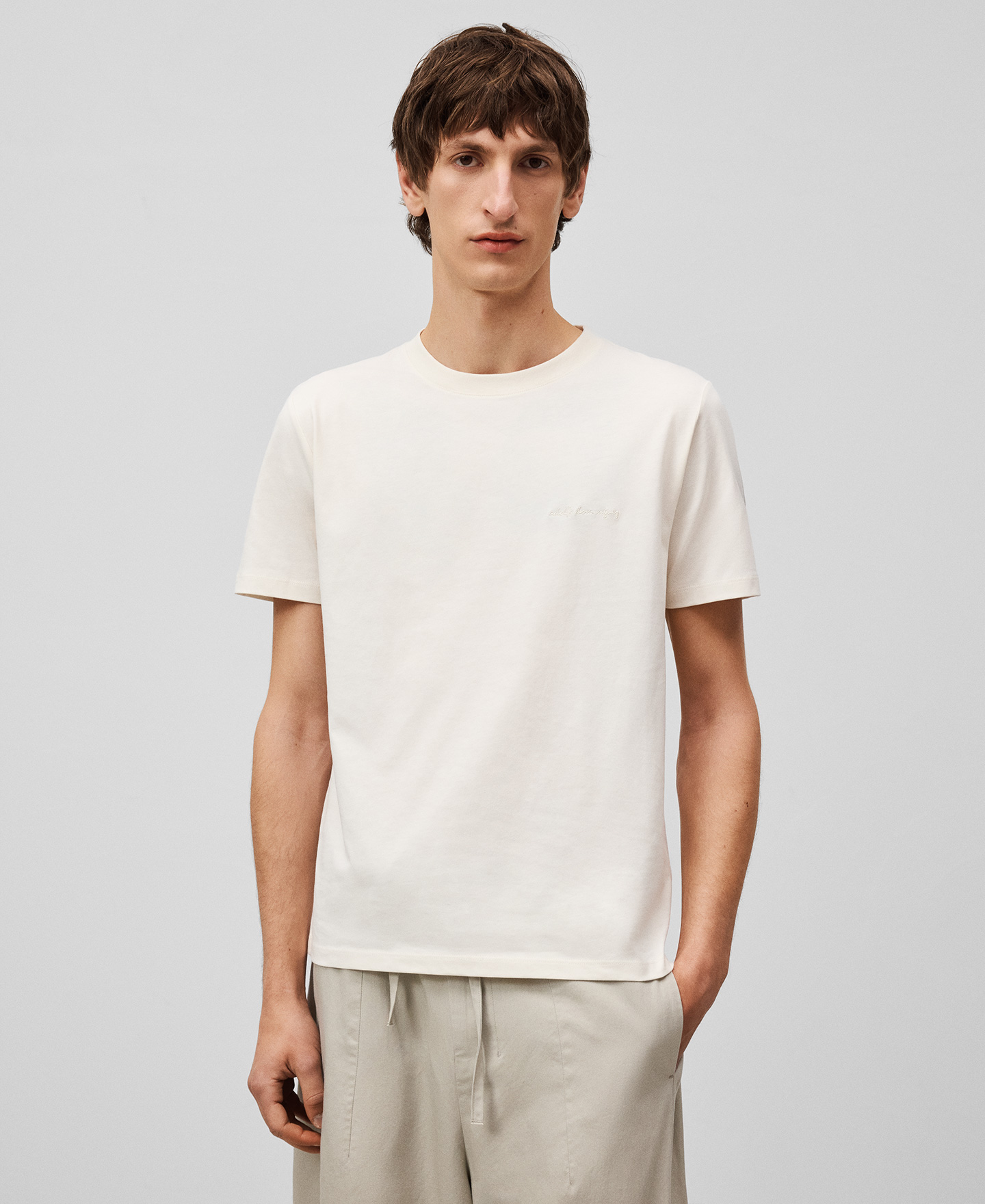 Regular fit cotton T-shirt man image number 0