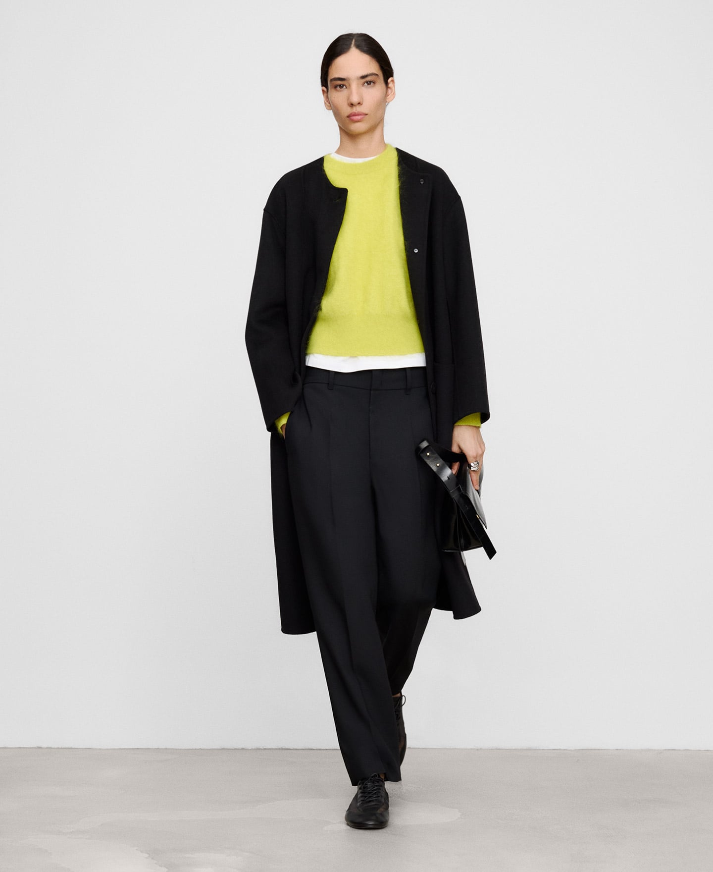 Straight tailored trousers image number 1