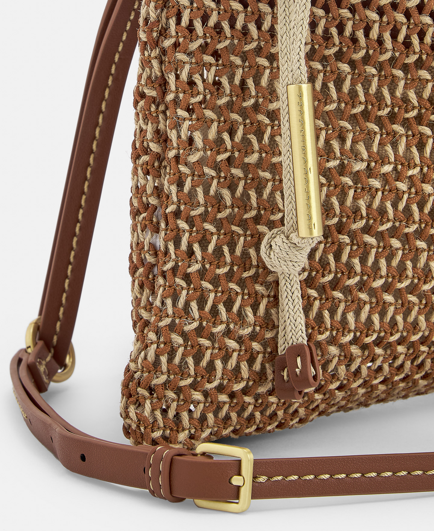 Clutch rafia poliéster reciclado y yute image number 3