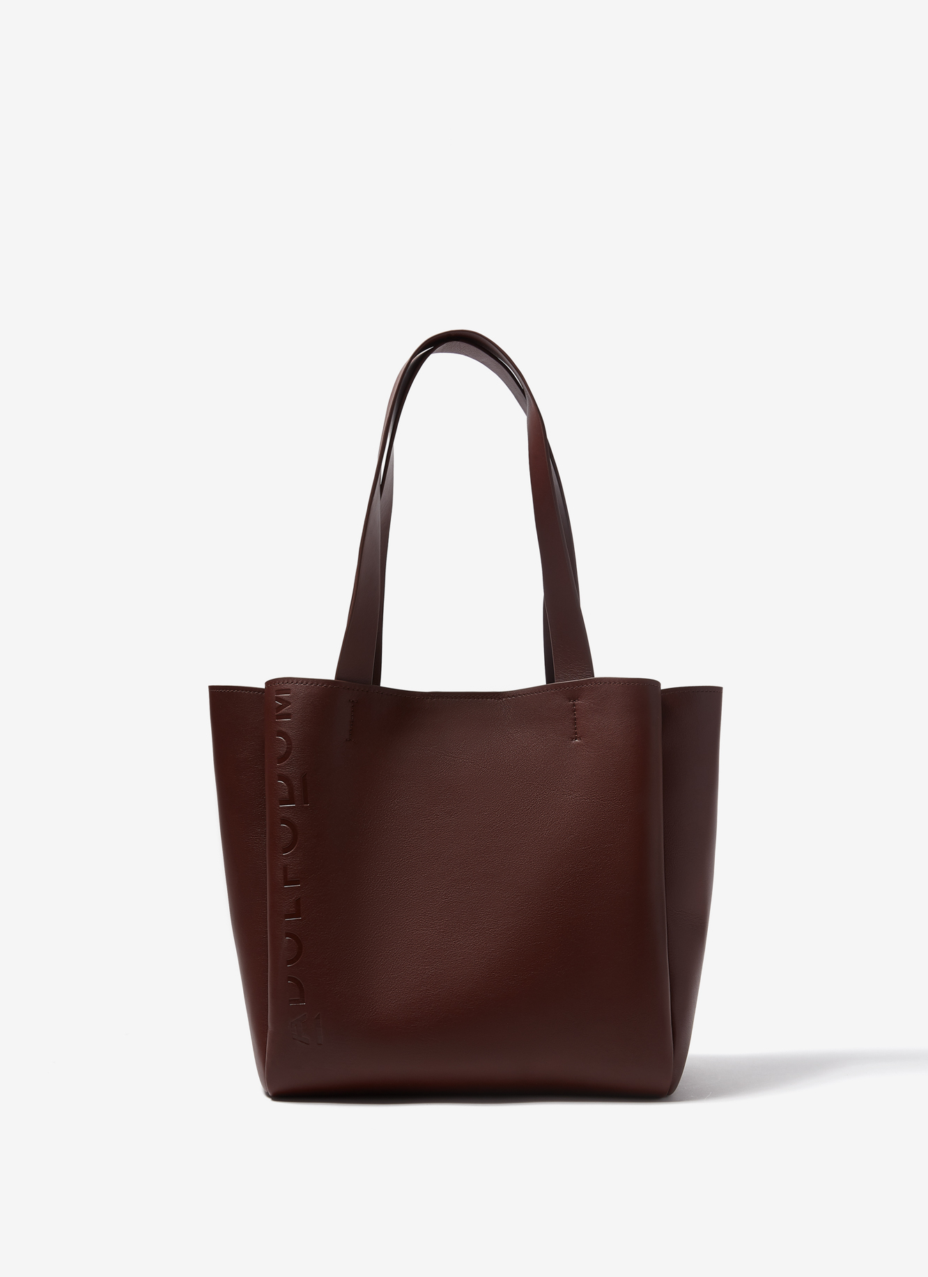 Smooth leather horizontal shopper image number 0