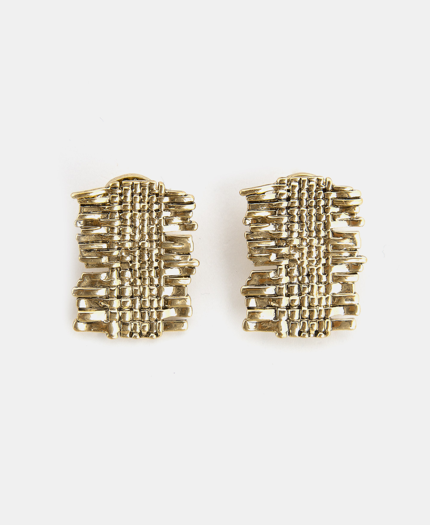 Zinc plaited earrings image number 0