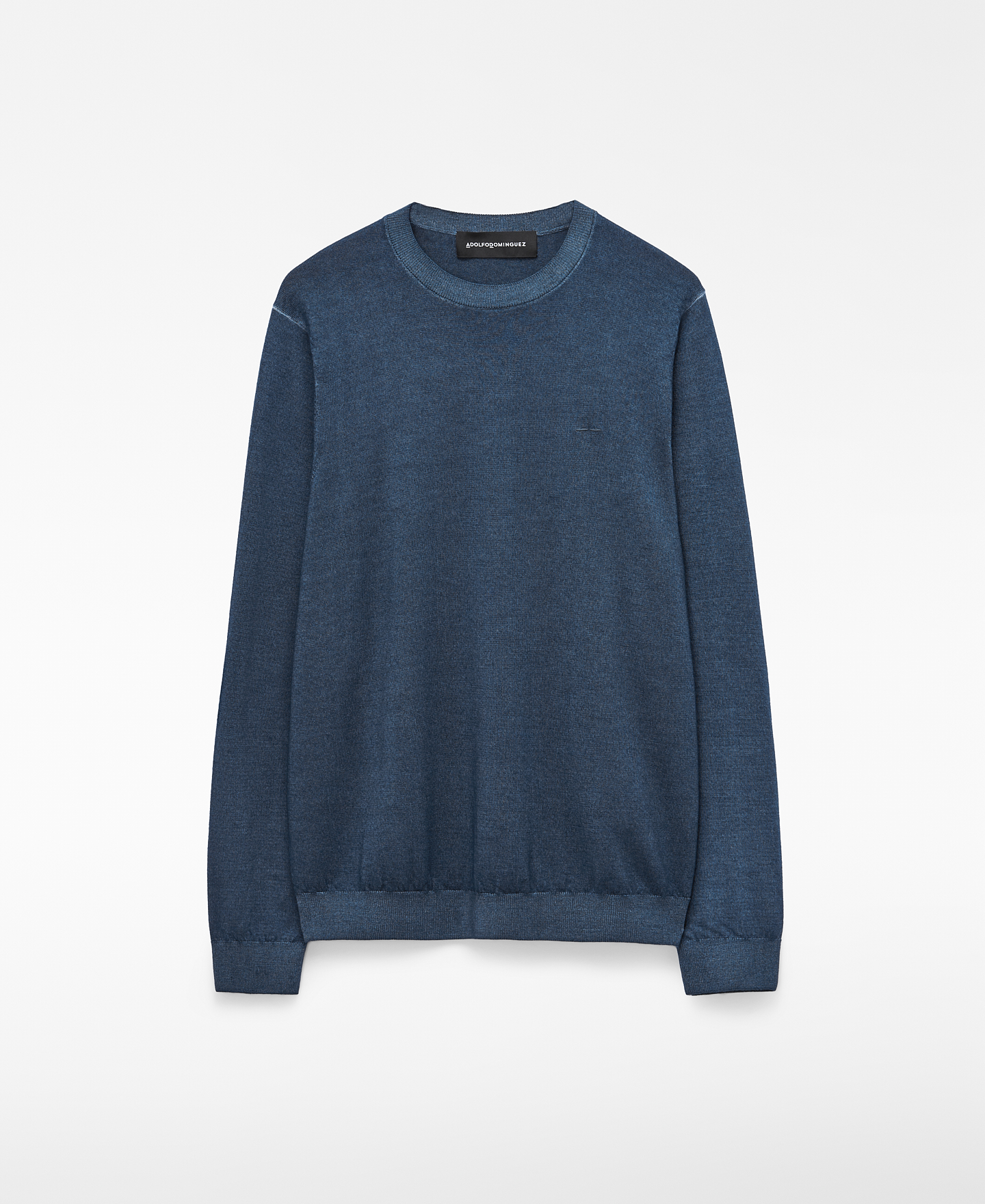Garment-dyed merino wool sweater image number 0
