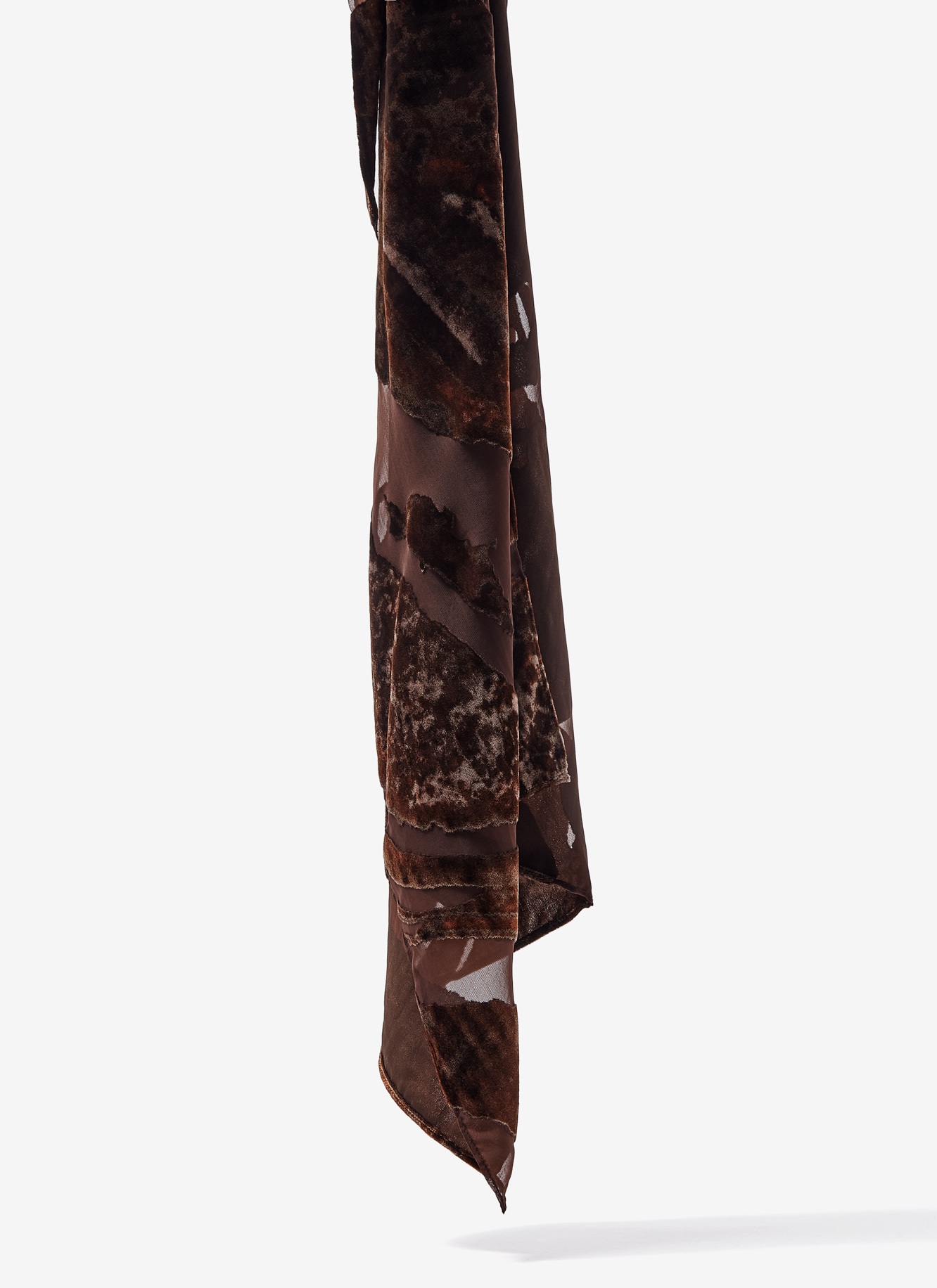 Foulard with mineral devoré image number 2