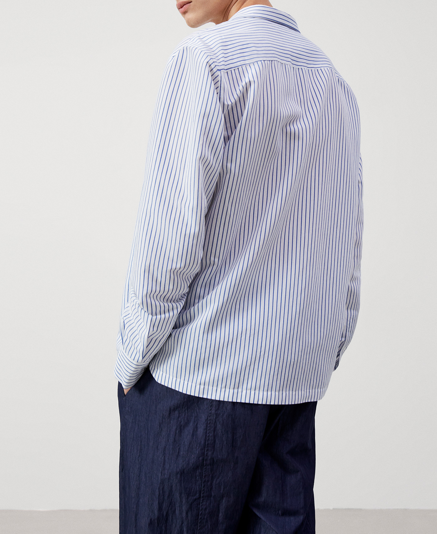 Lyocell bowling collar shirt image number 2