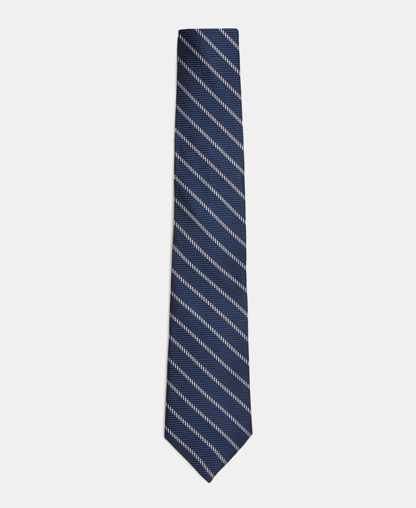 Corbata rayas diagonales en seda image number 0