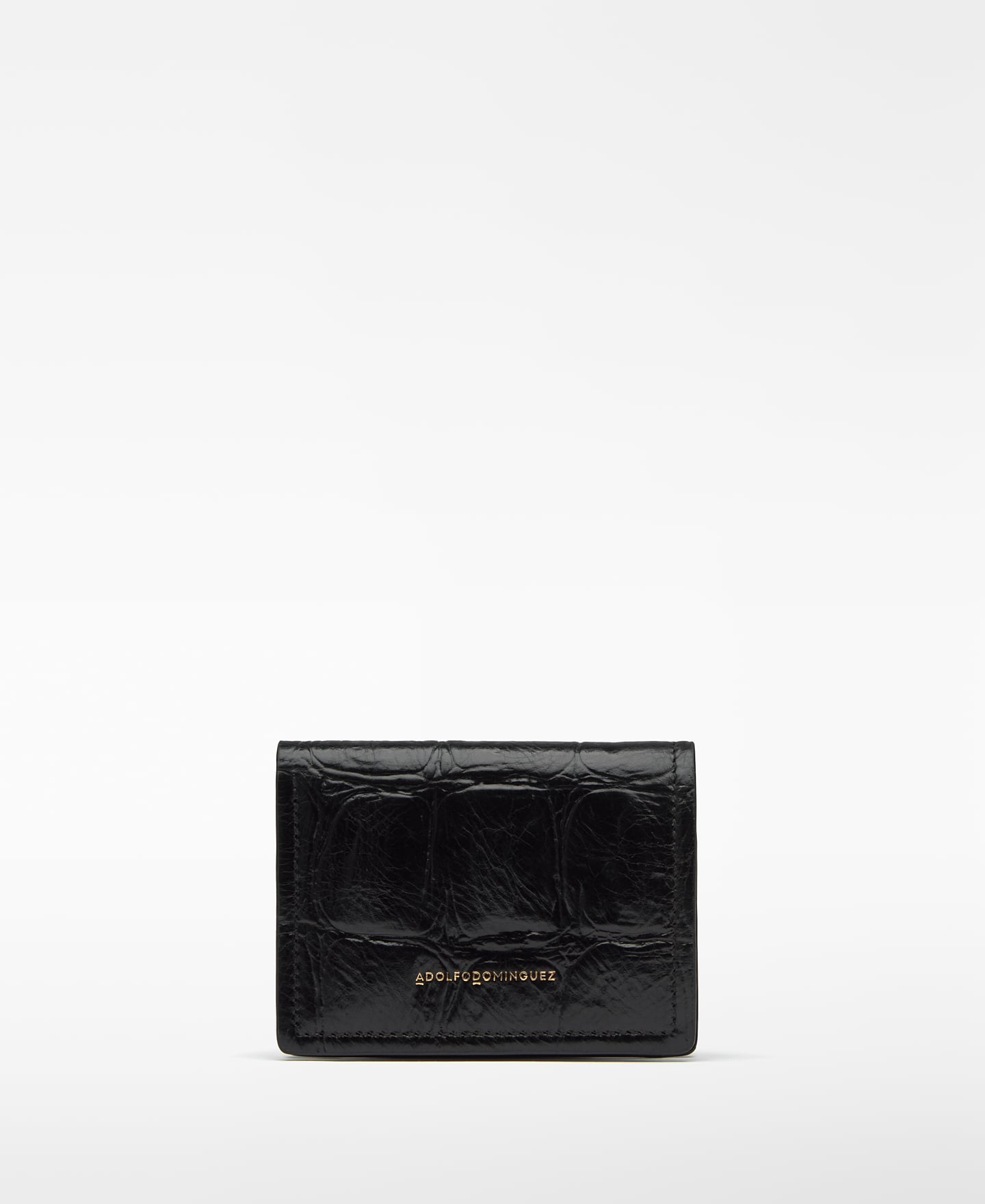 Mica croc-embossed wallet image number 0