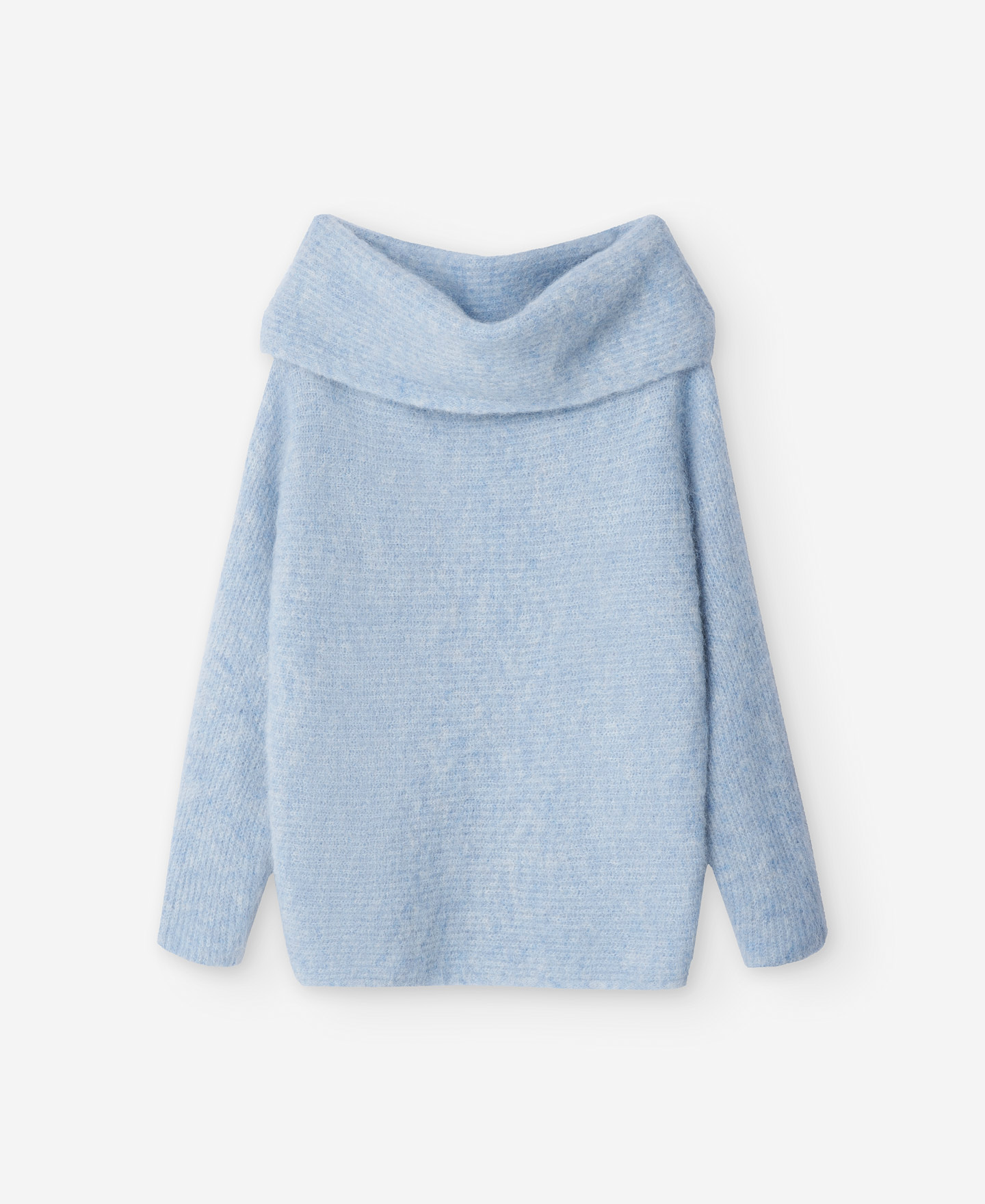 Knitted sweater in alpaca fabric image number 4