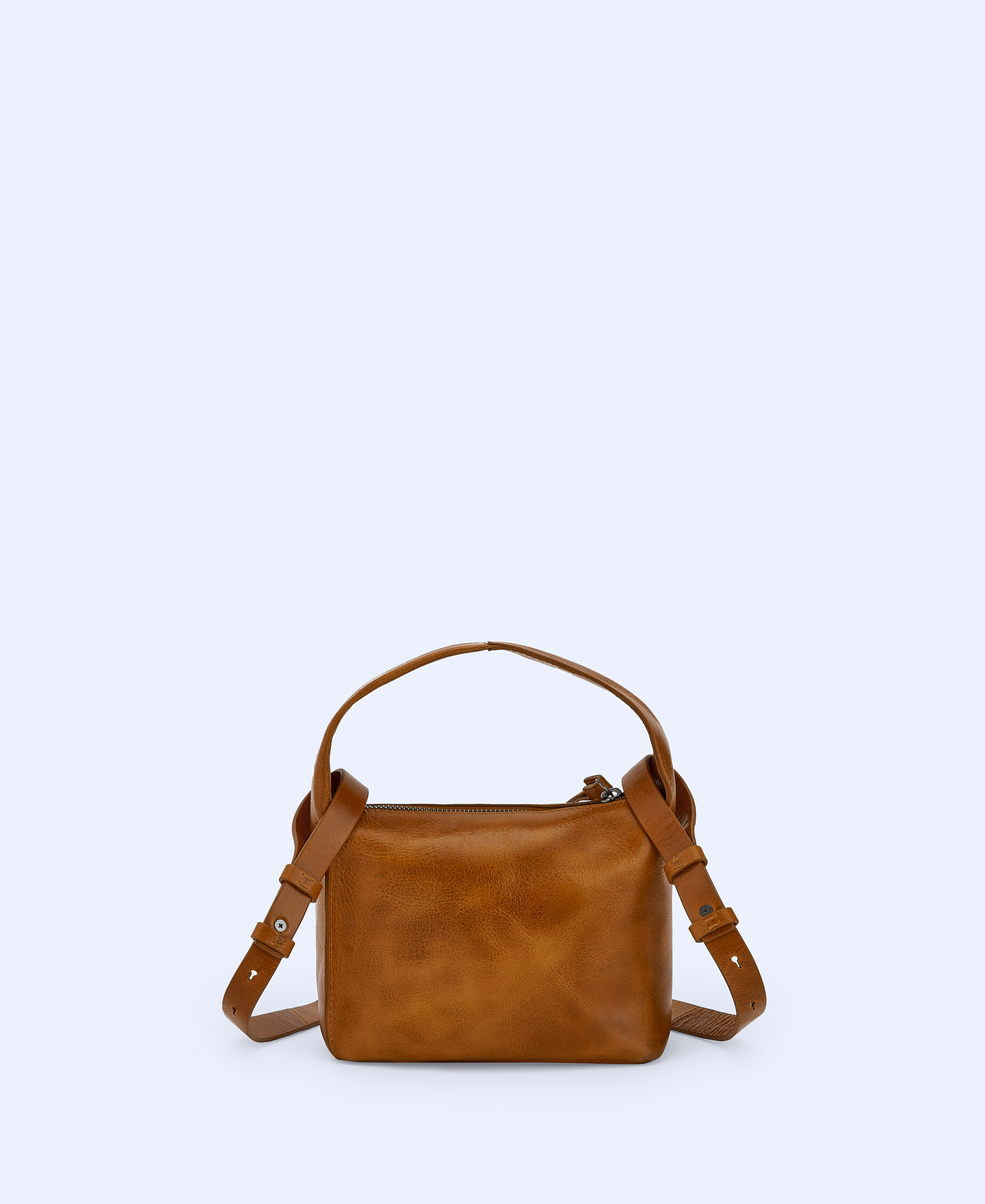 Crackle effect mini shoulder bag image number 1