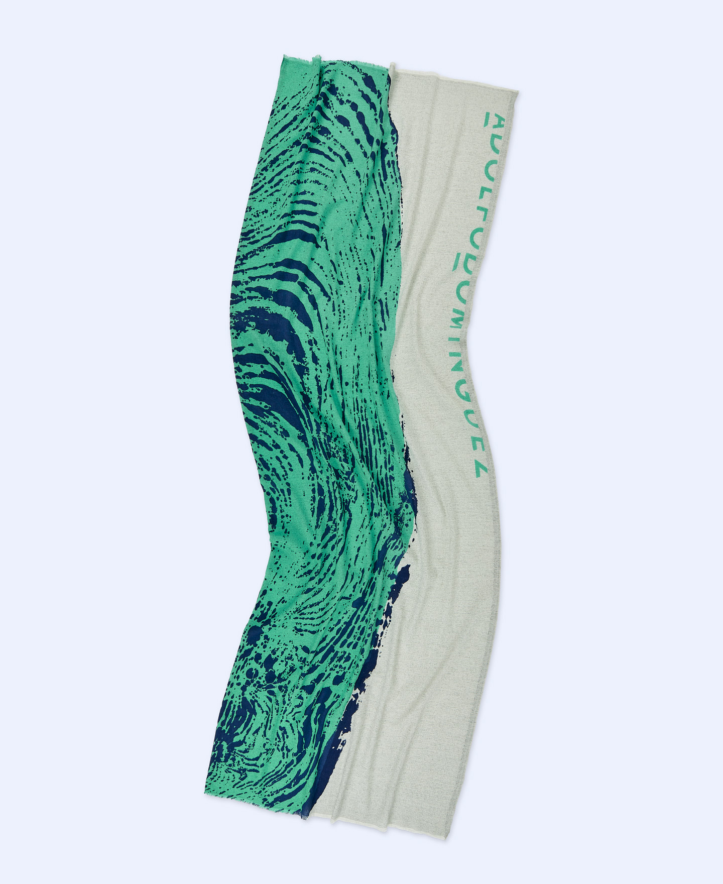 Organic cotton printed shawl image number 1