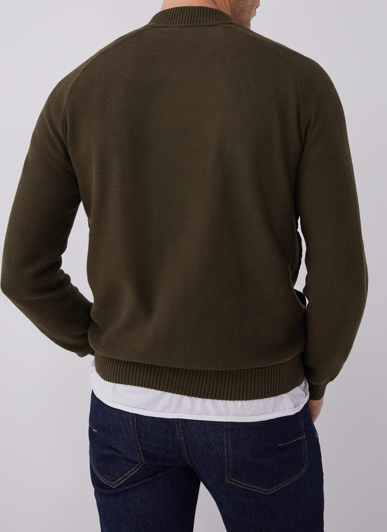 Suedette jacket with eyelets pattern image number 1