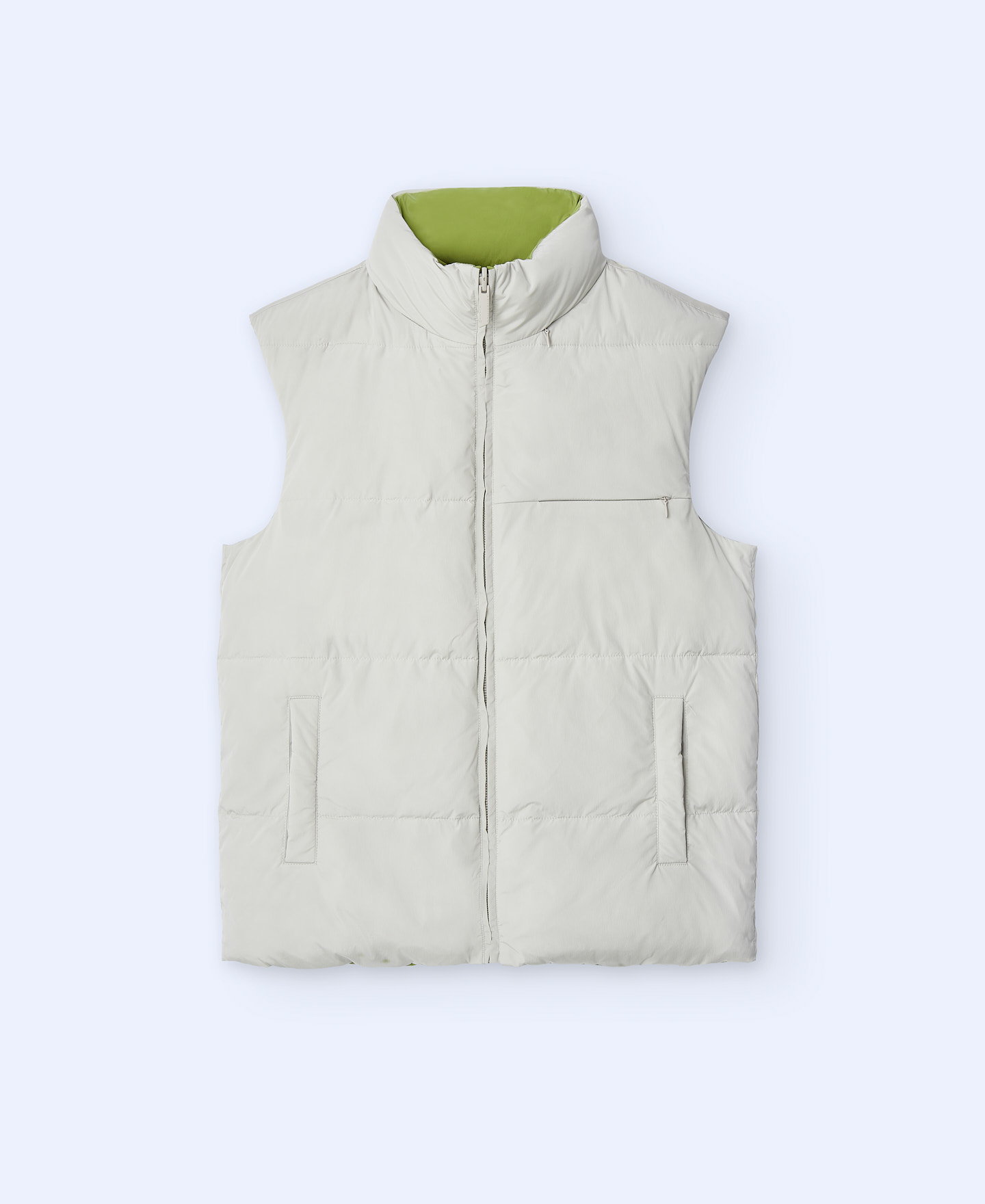 Reversible padded nylon waistcoat image number 6