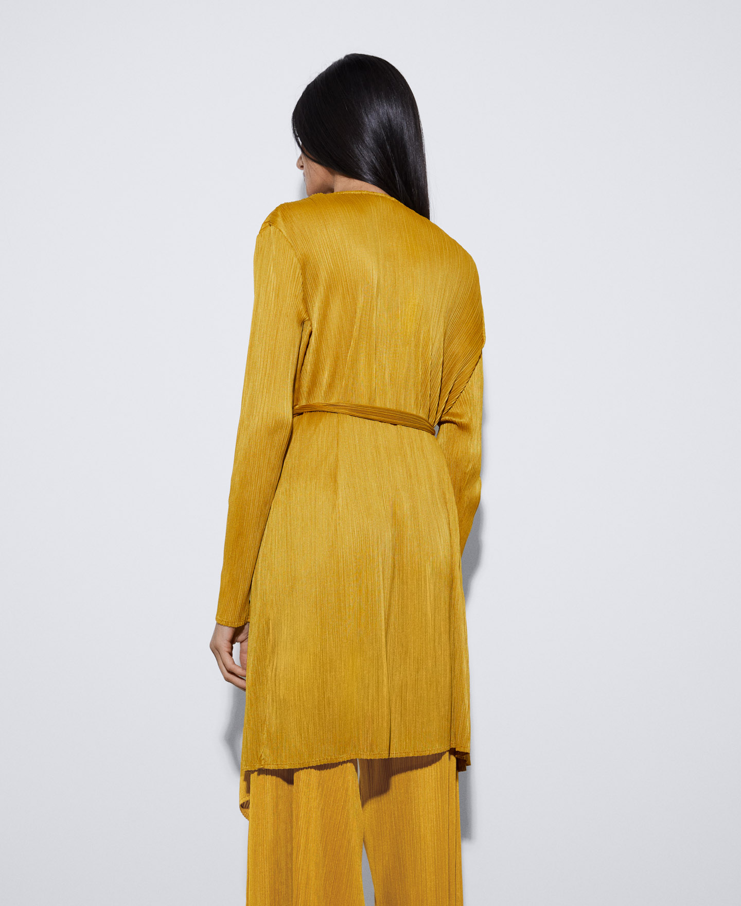 Asymmetric crinkle jacket image number 2