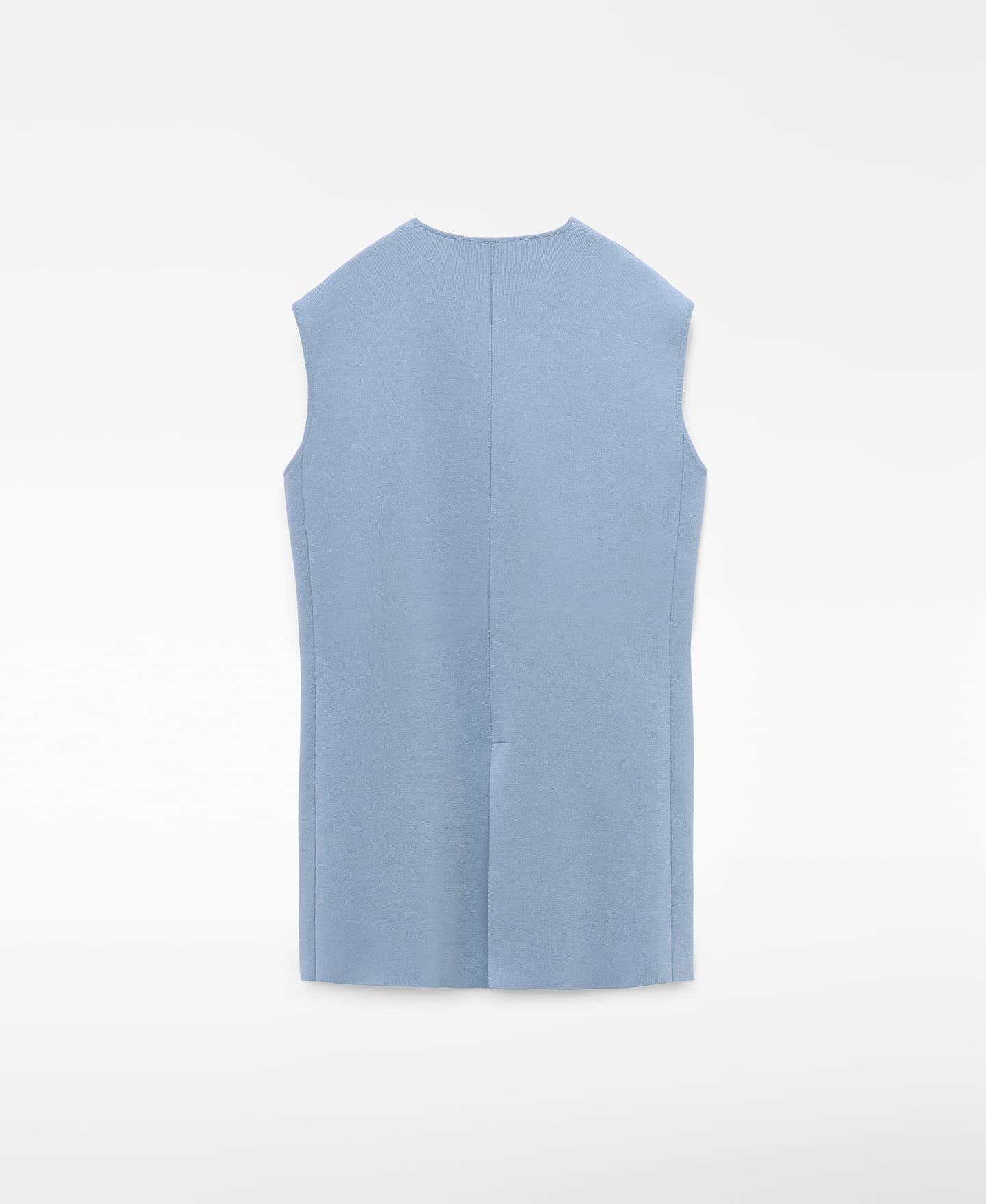 Semi-fitted knit vest image number 5
