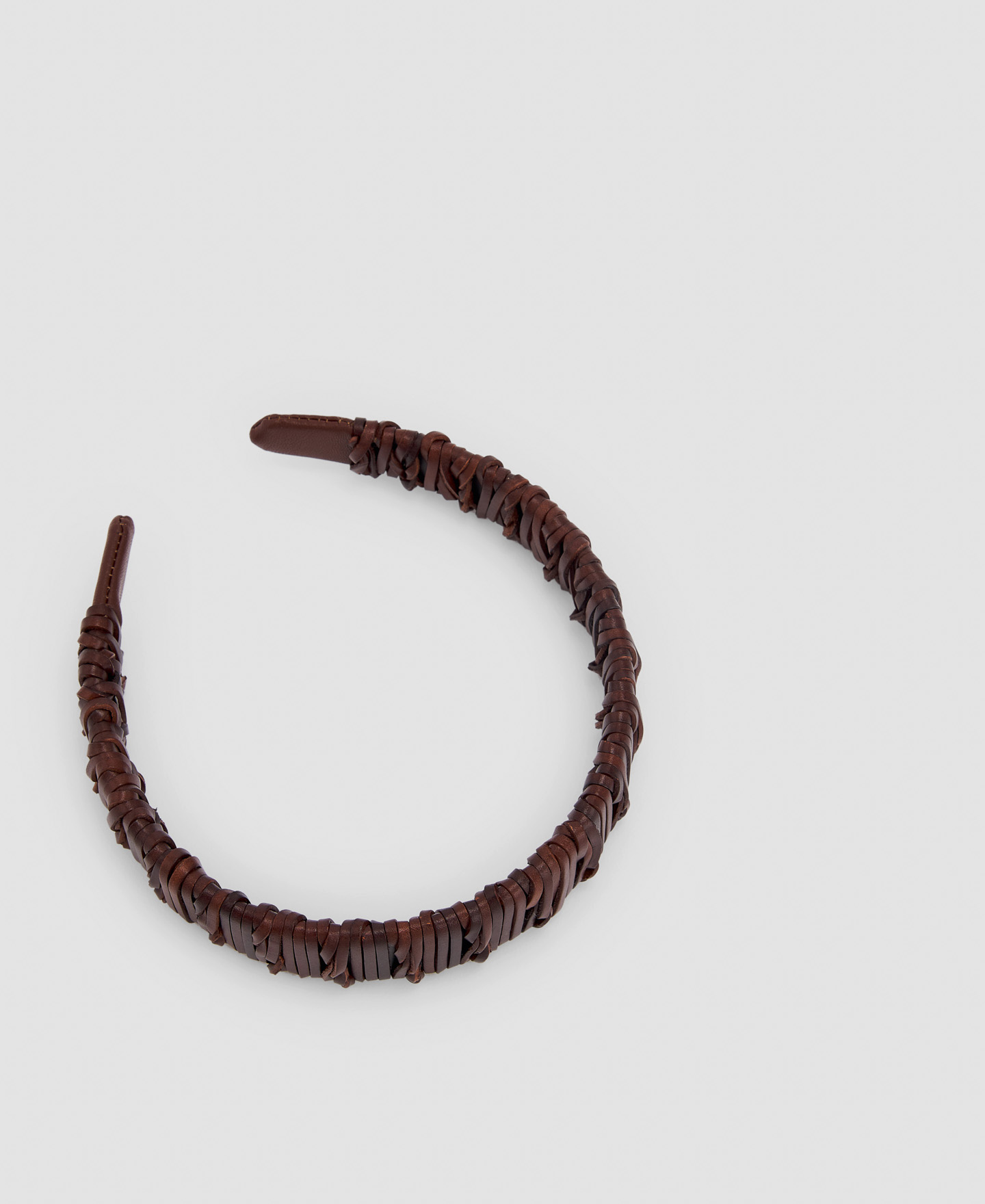 Braided leather headband image number 2