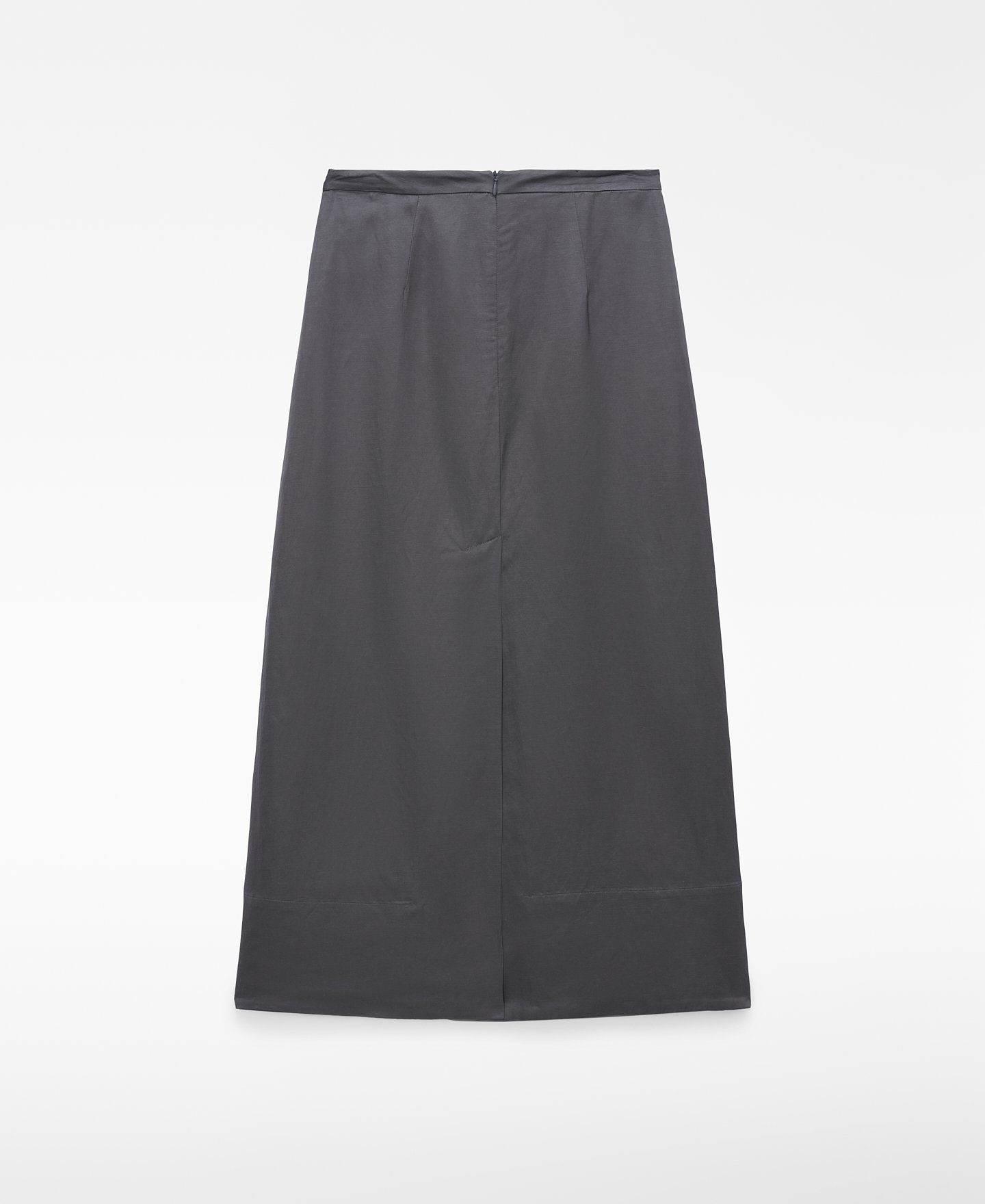 Pleated A-line midi skirt image number 5
