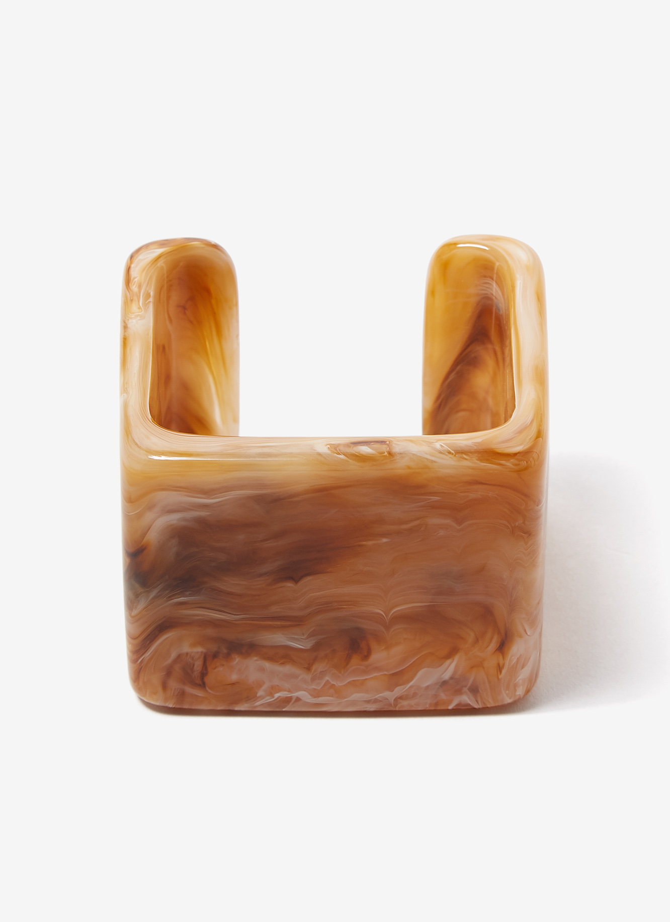Squared resin maxi bracelet image number 0