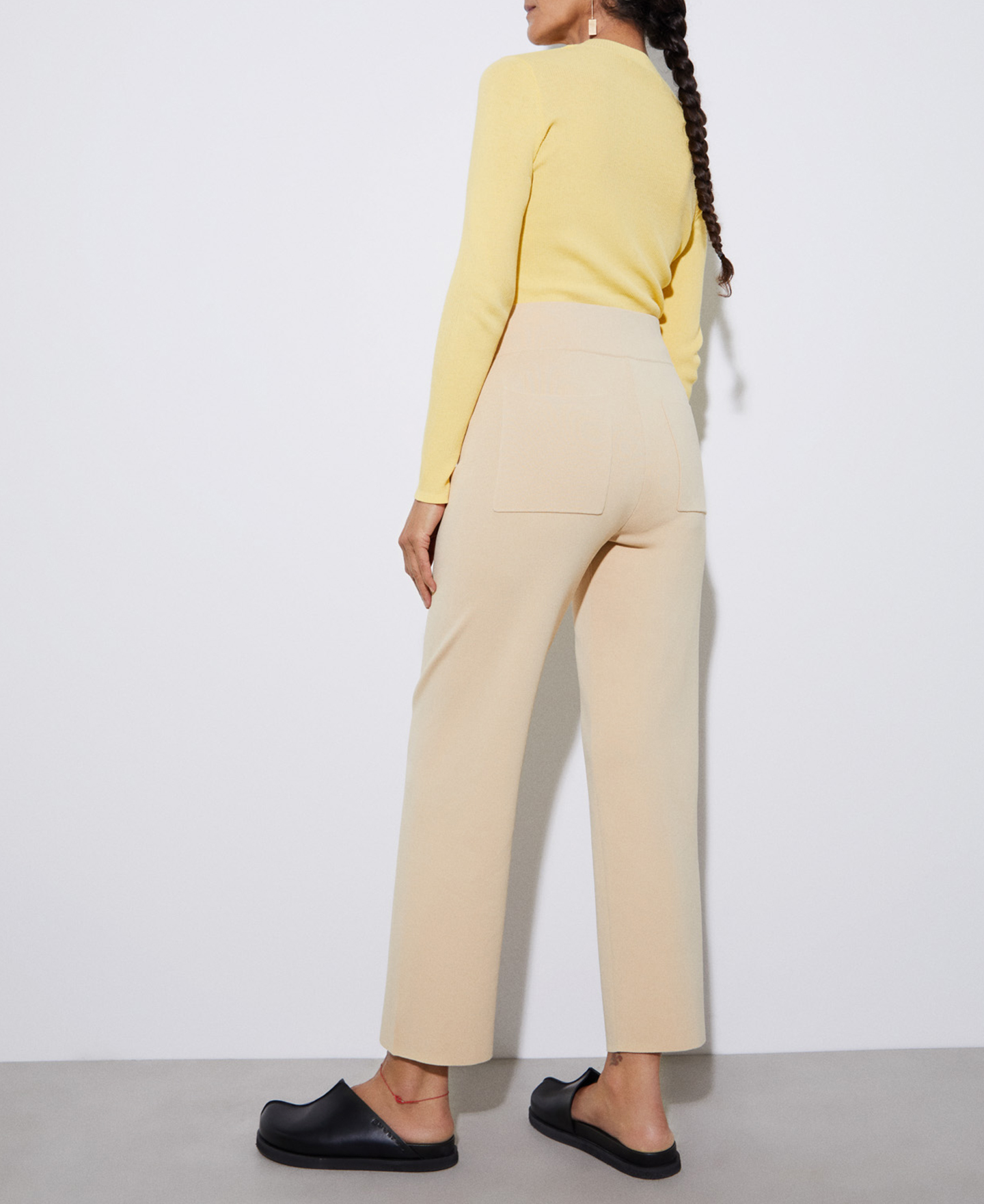 Viscose and recycled nylon trousers image number 2
