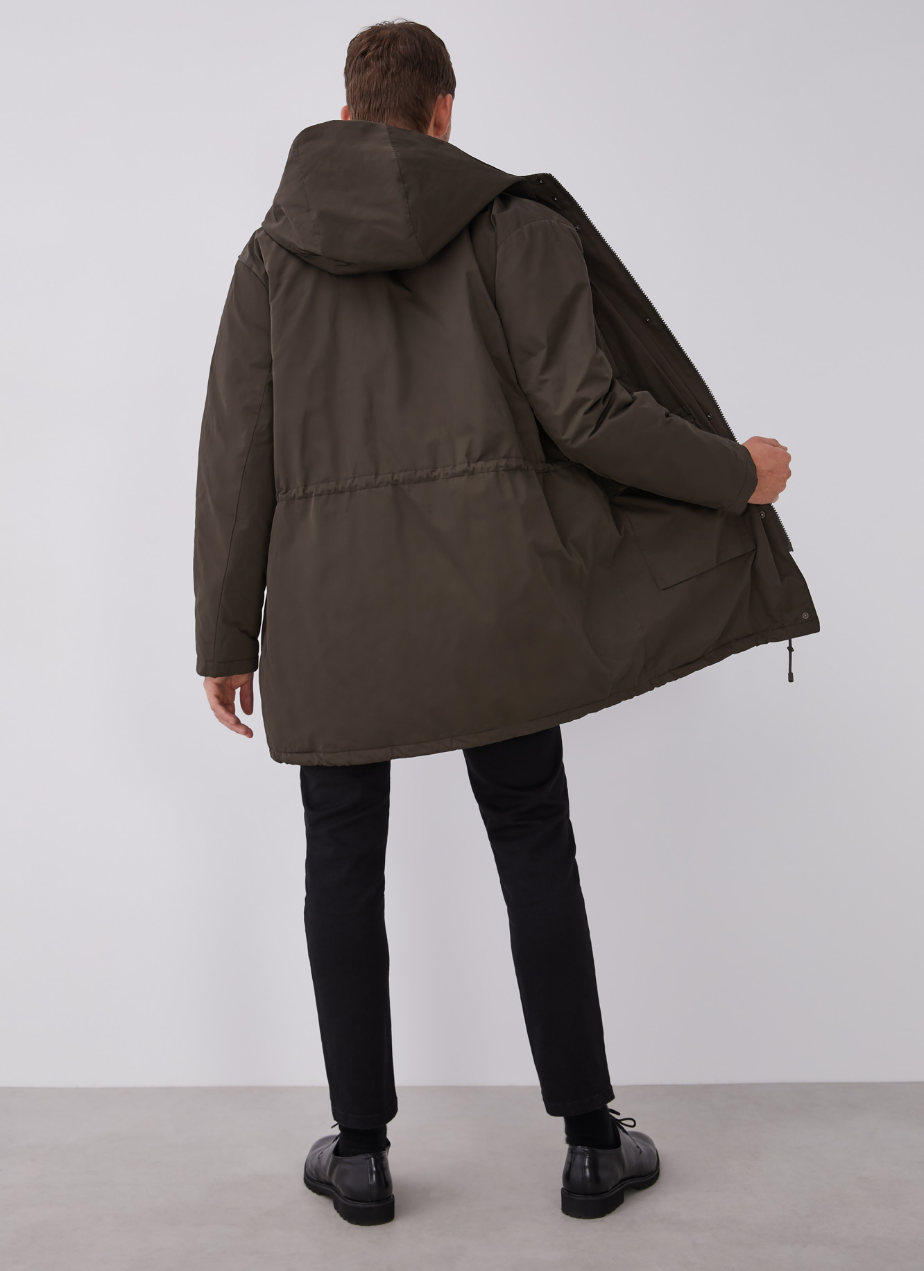 Parka sahariana acolchada con capucha image number 1