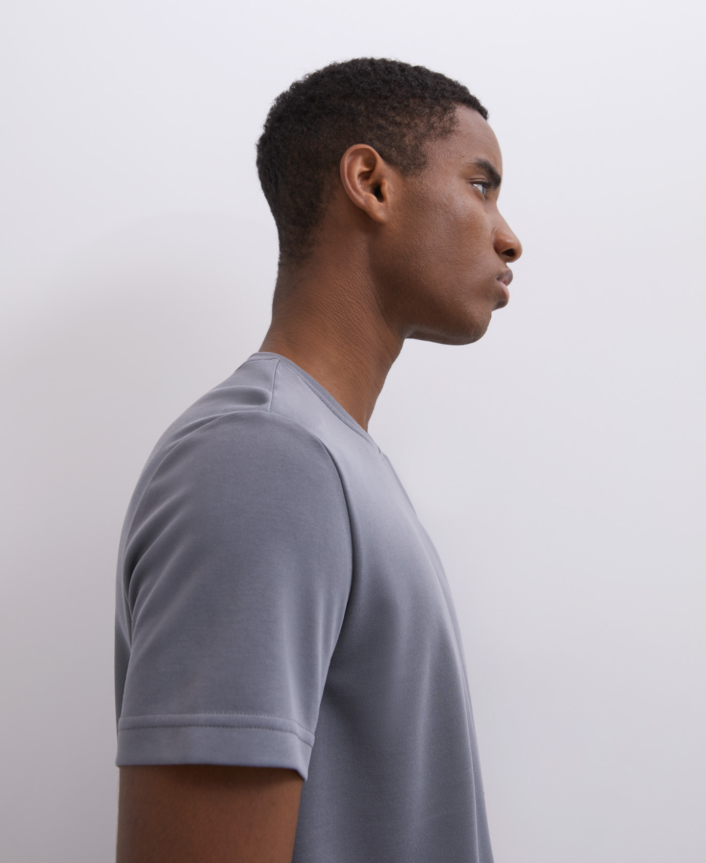 Modal crew neck t-shirt image number 2