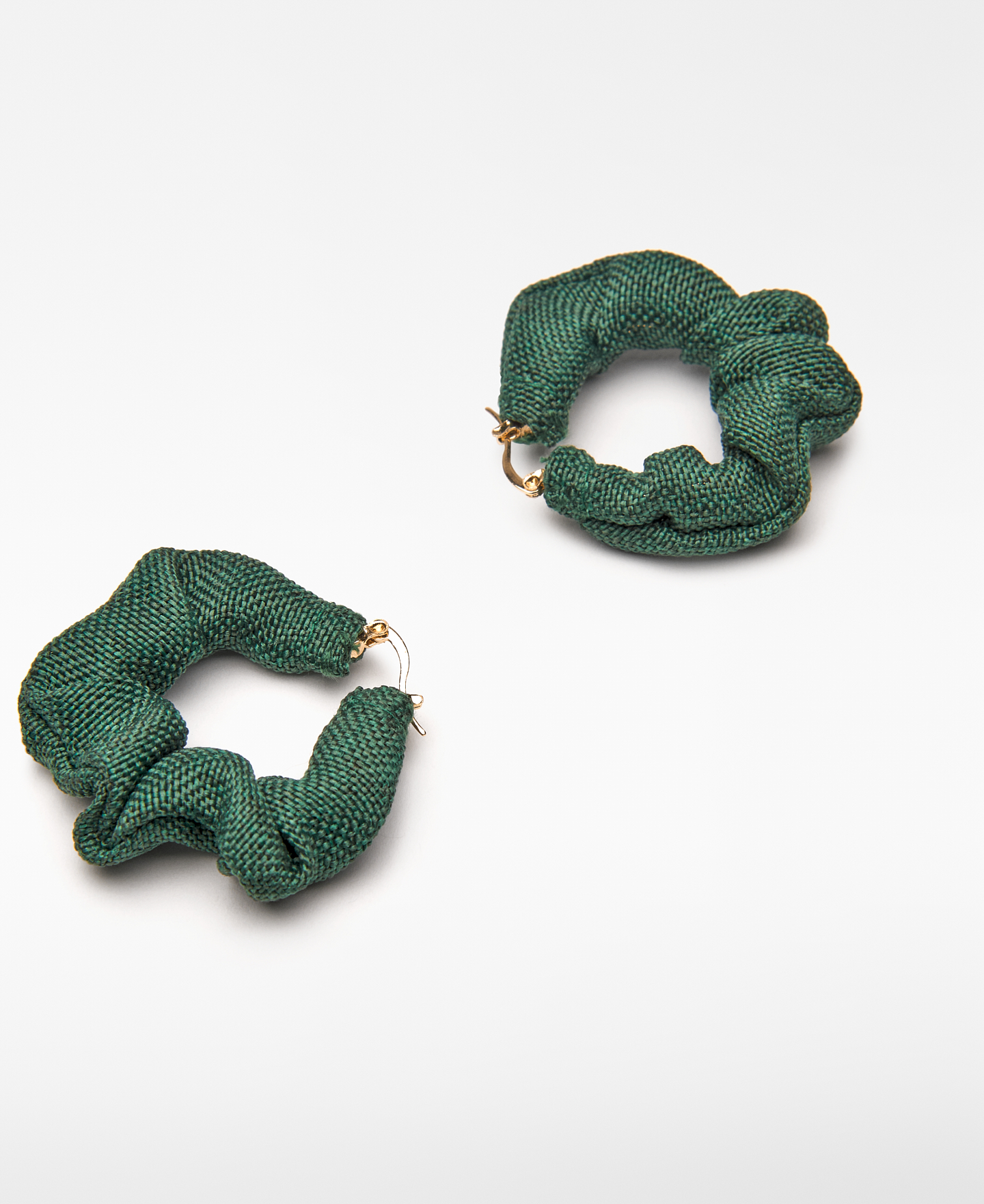 Aros lino europeo fruncido mujer image number 2
