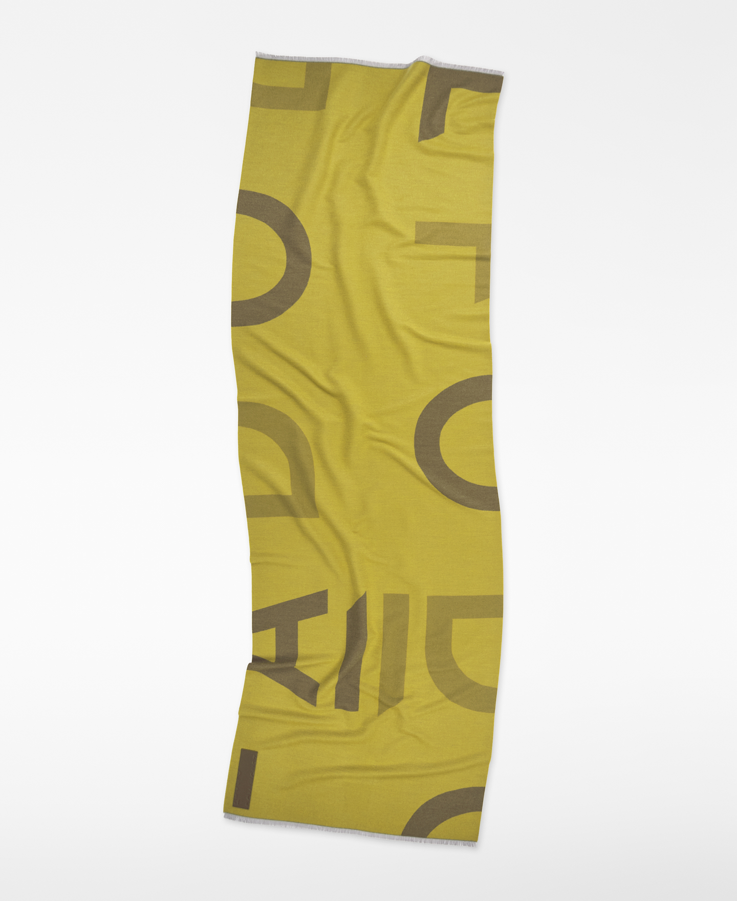Jacquard maxi logo scarf image number 1