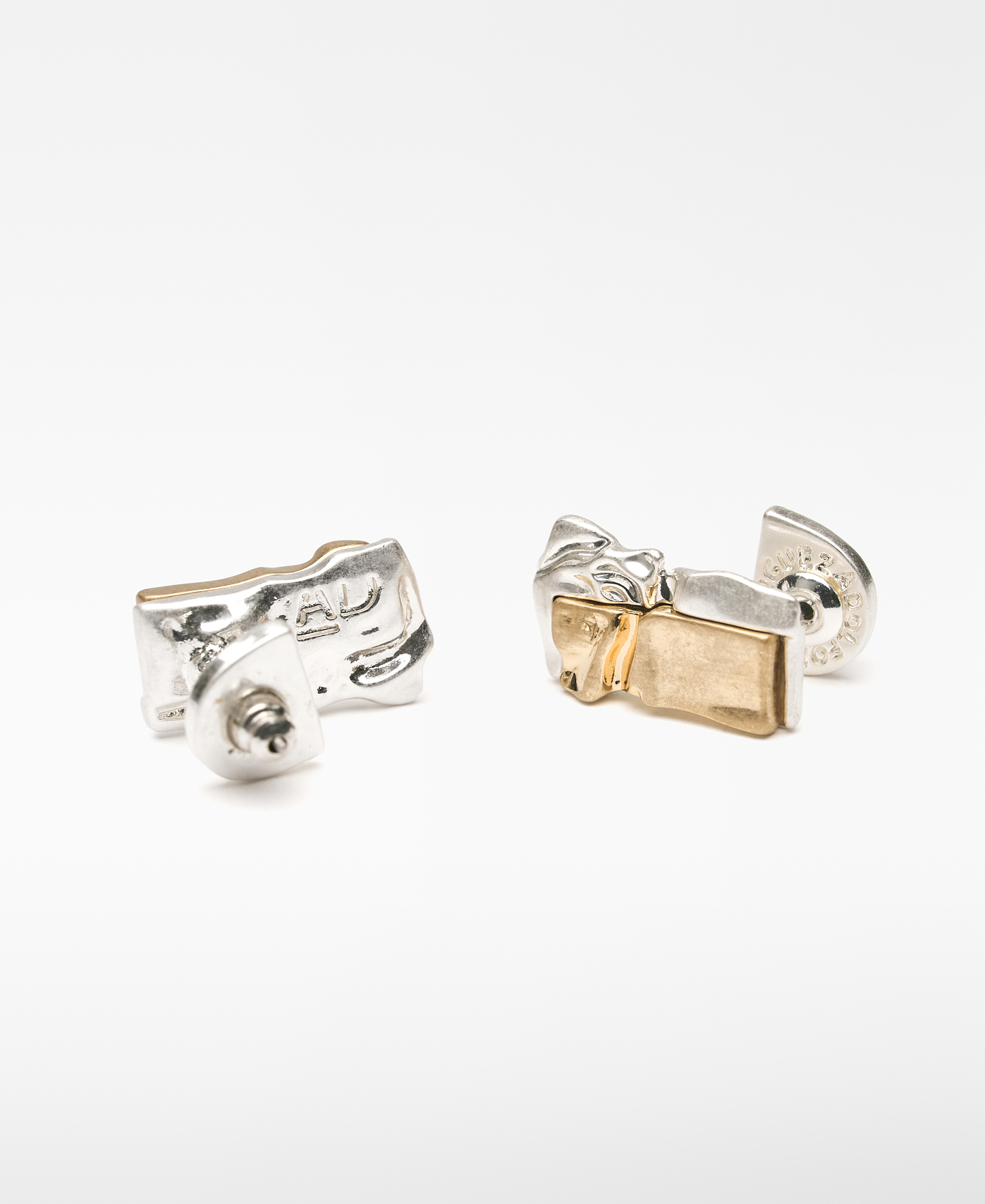 Small double-lacquered earrings woman image number 2