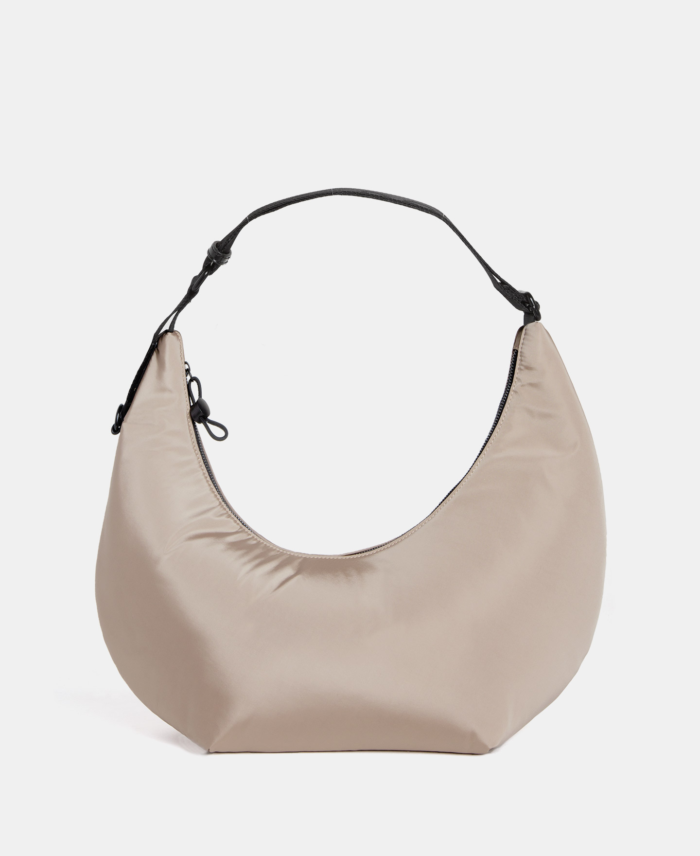 Padded hobo bag with adjustable handle image number 0