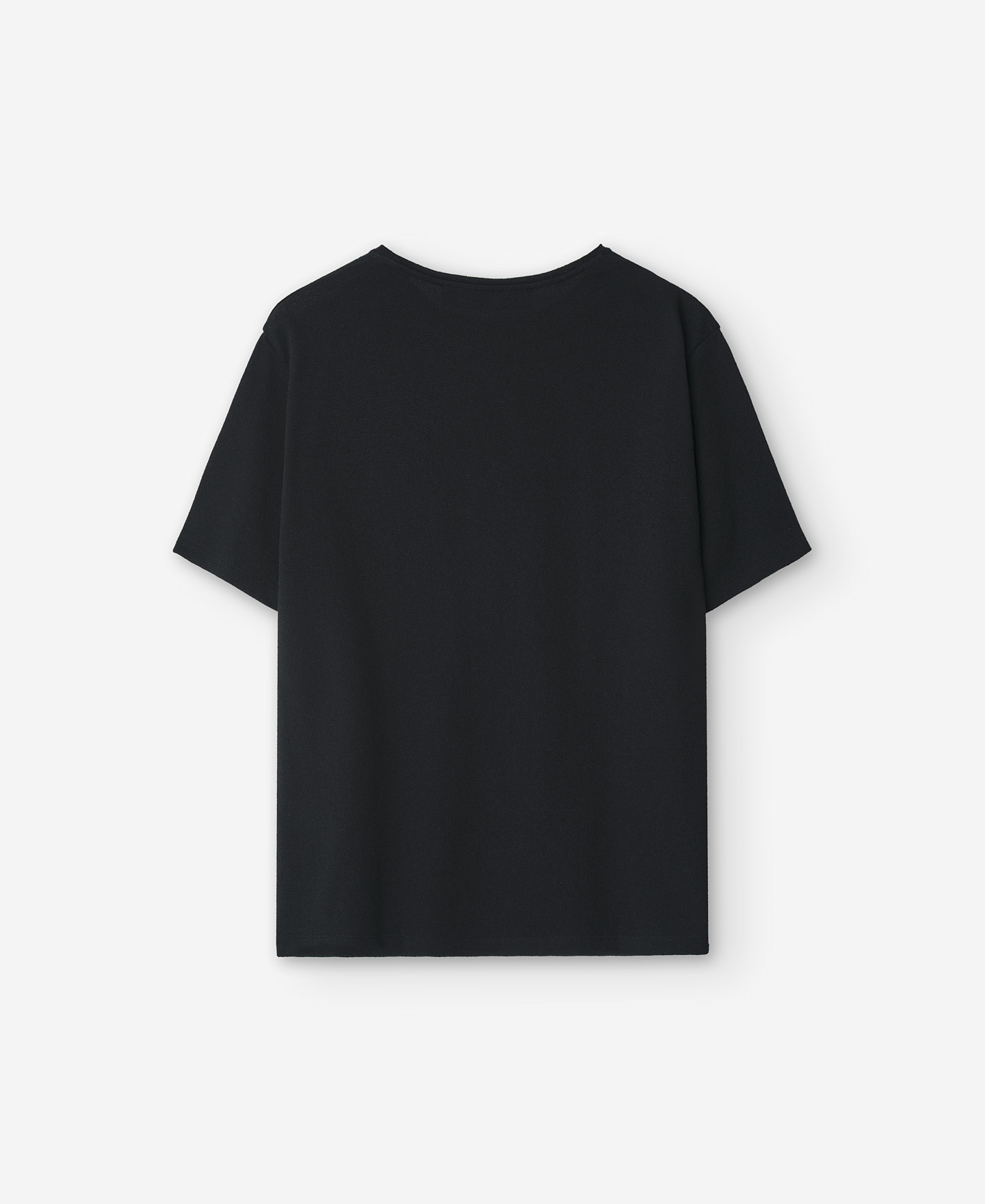 Organic cotton black T-shirt image number 3