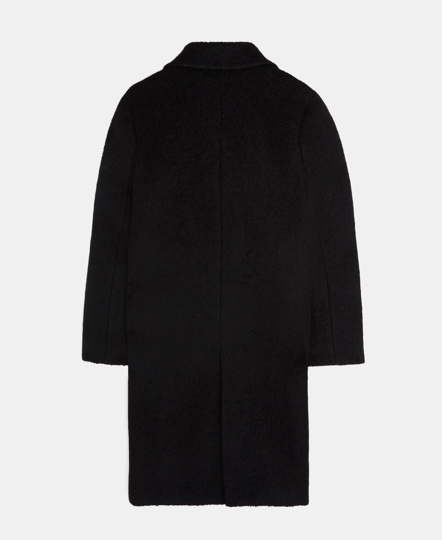 Tailored boiled wool coat image number 5