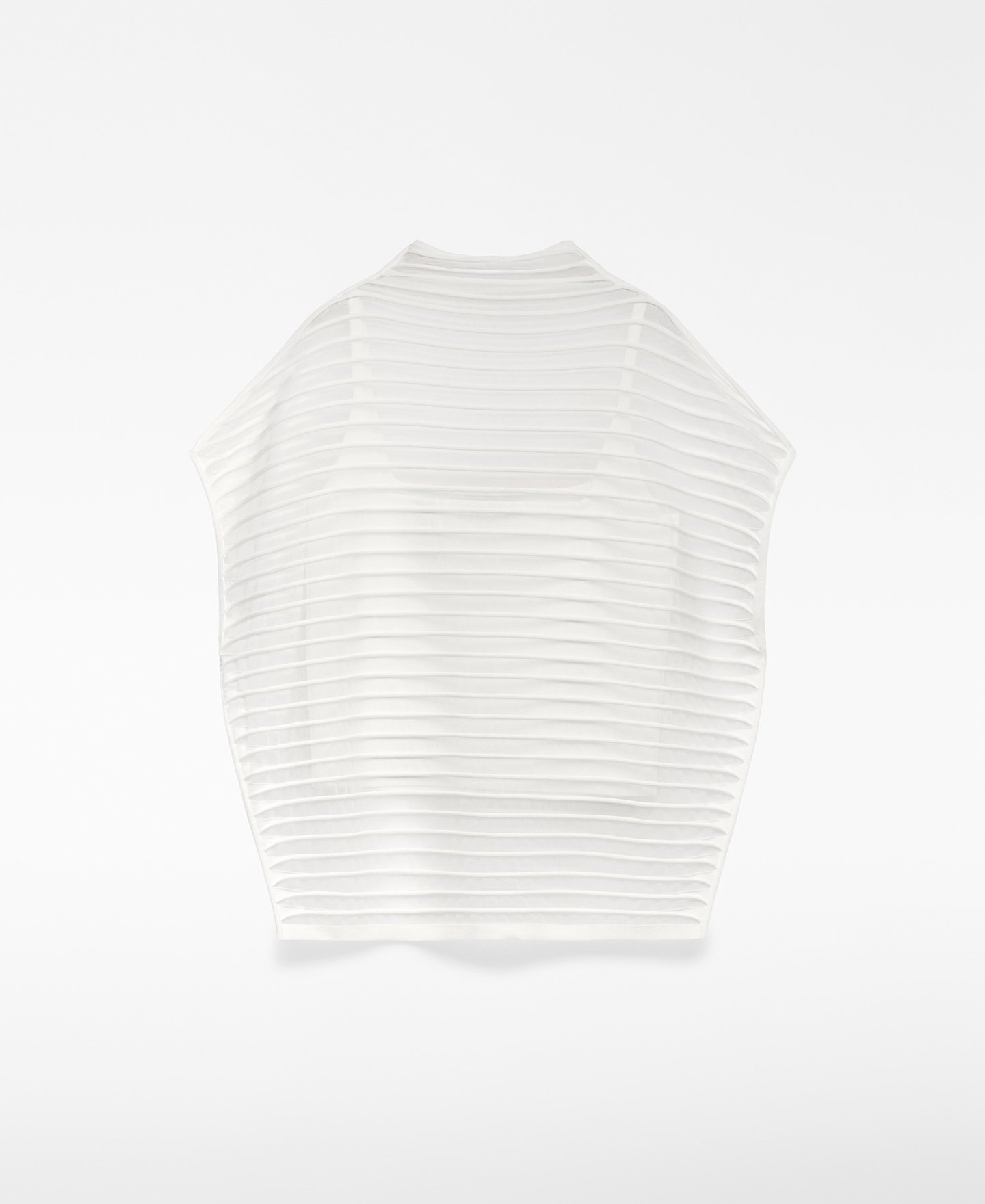 Sheer striped sweater woman image number 5