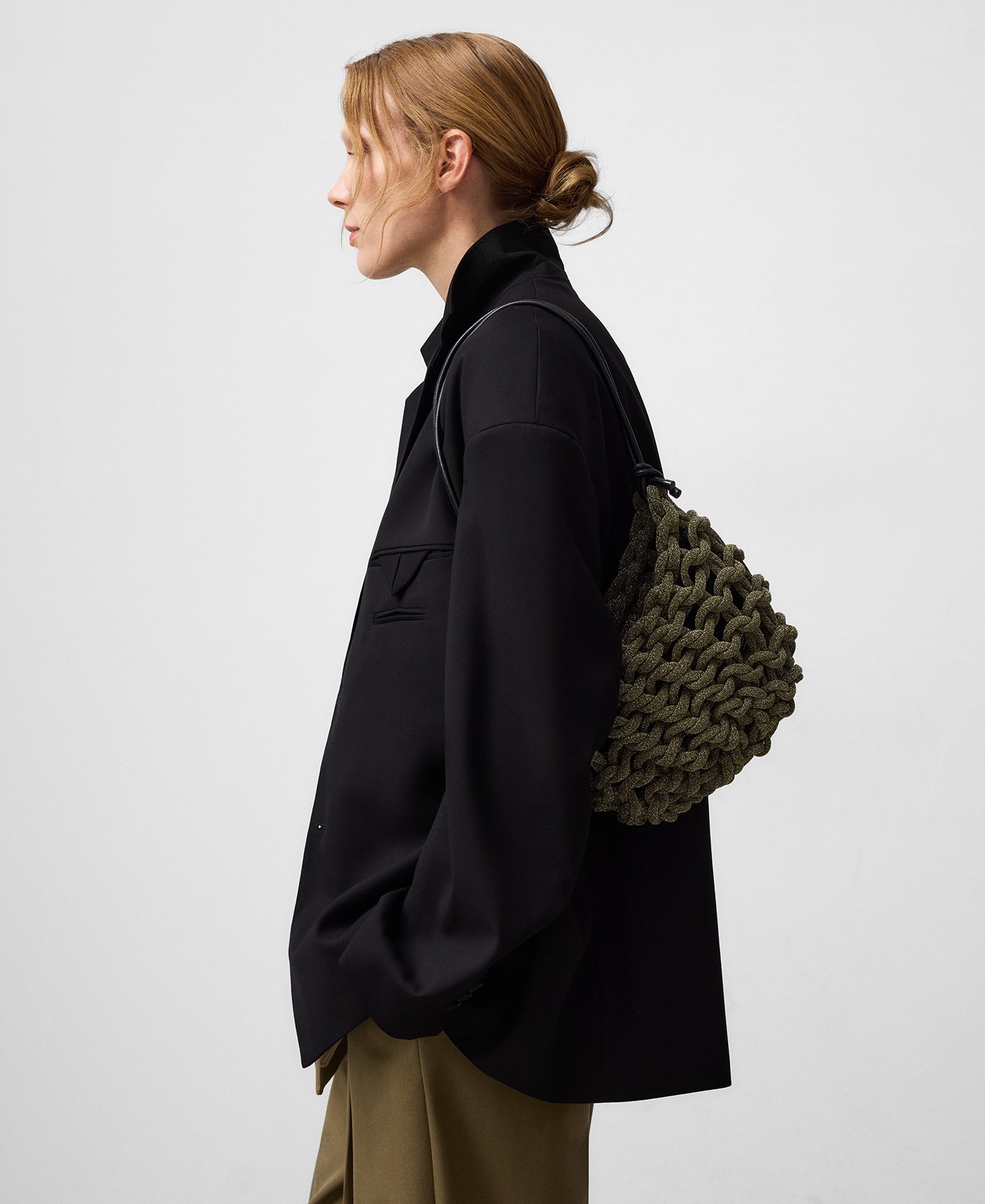 Cocktail-Tasche aus geflochtenem Schlauchmaterial für Damen image number 4