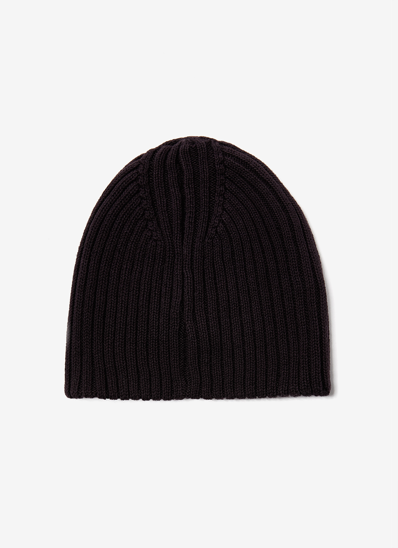 Gorro en canalé de algodón image number 0