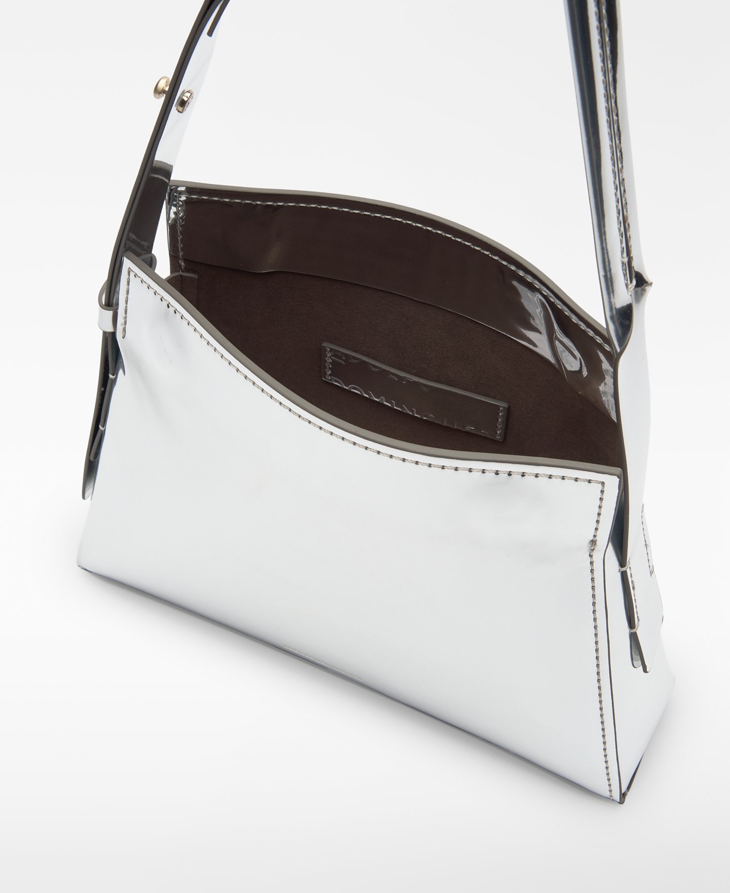 Mica metallic-finish shoulder bag woman image number 3