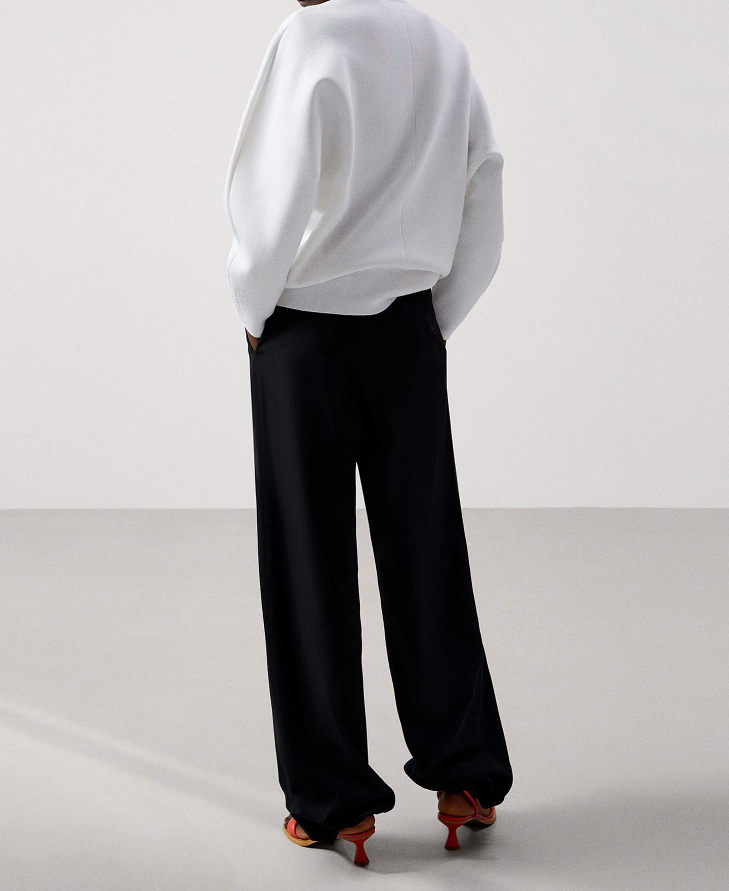 Recycled nylon japanese sleeve sweater image number 2