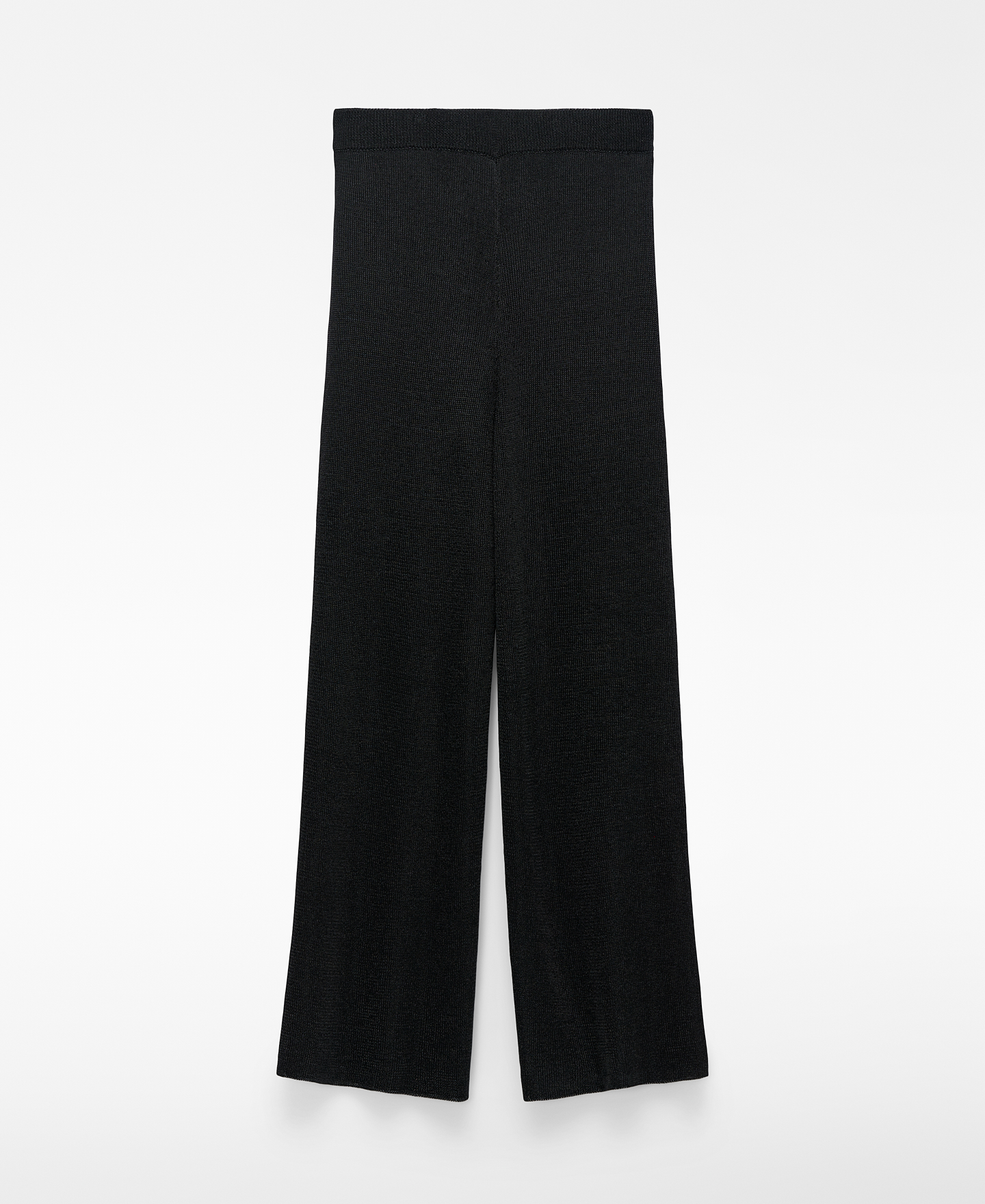 Metallic knit trousers image number 5