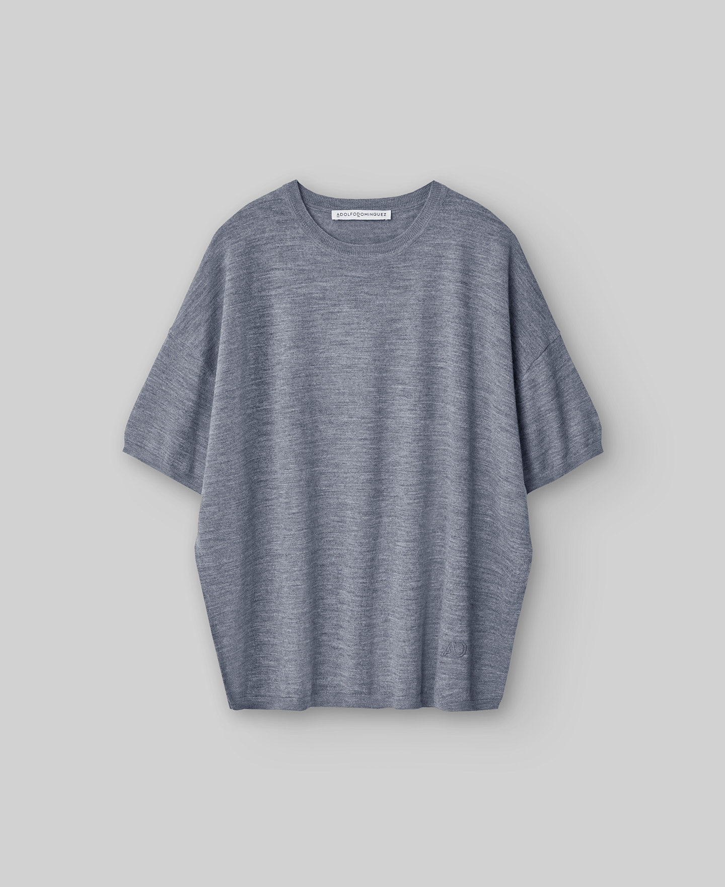 Merino wool short sleeve sweater woman image number 4