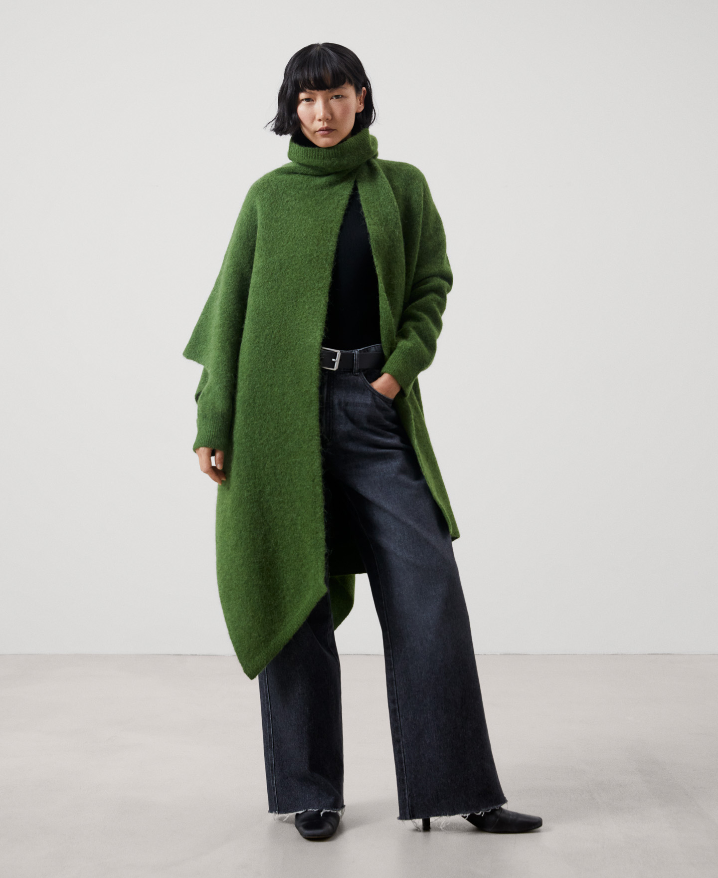 Nylon, alpaca and merino wool jacket image number 1