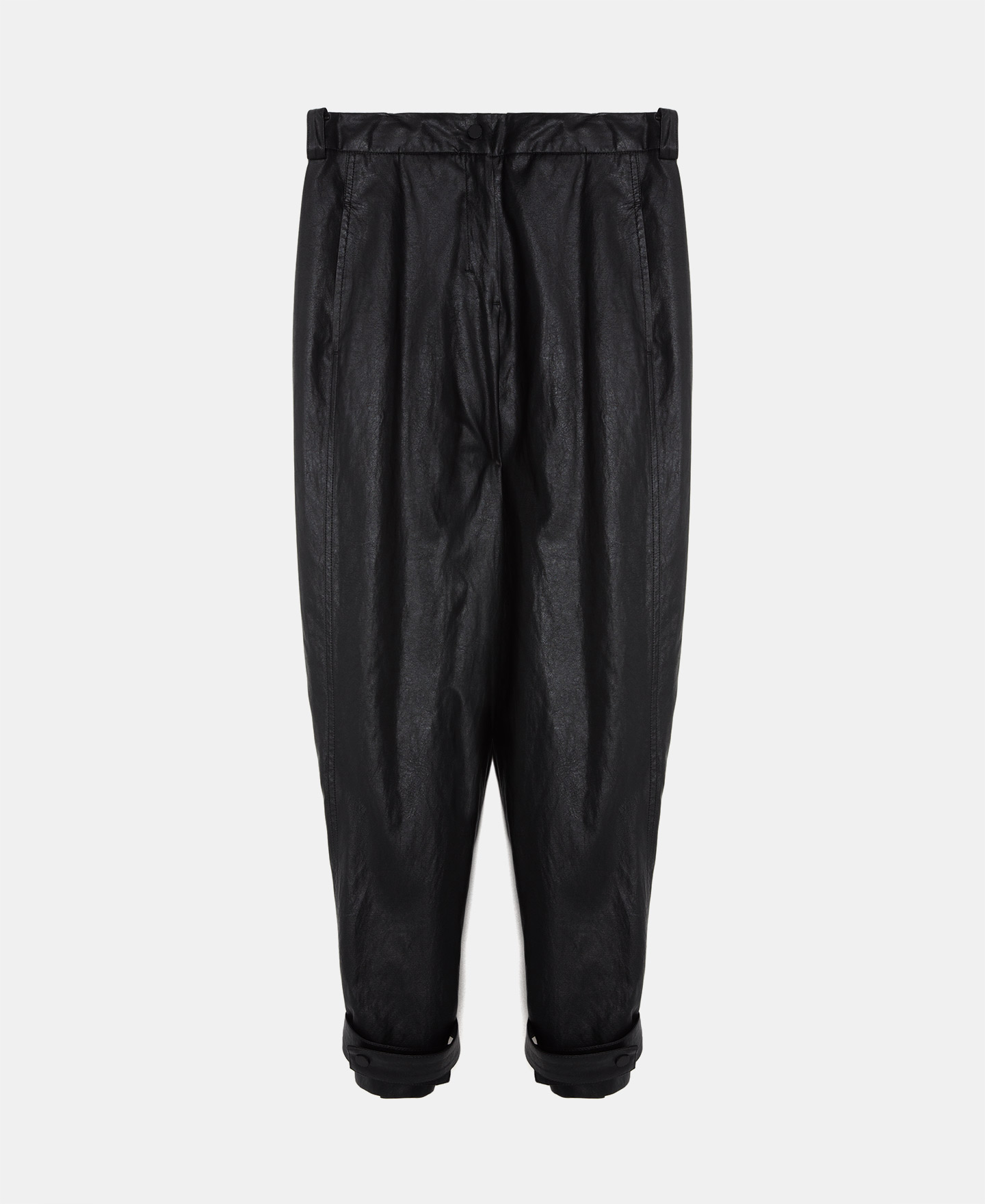 Pantalón slouchy en textura piel image number 4