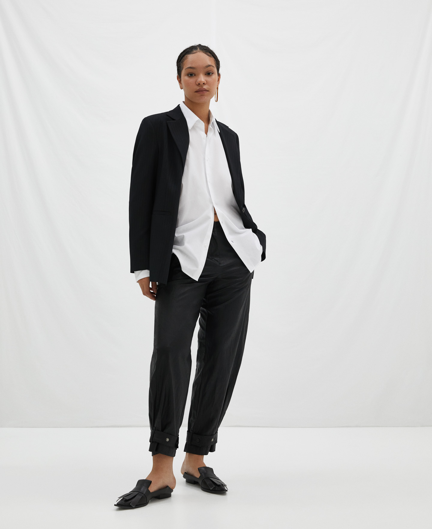 Pinstrape blazer image number 1