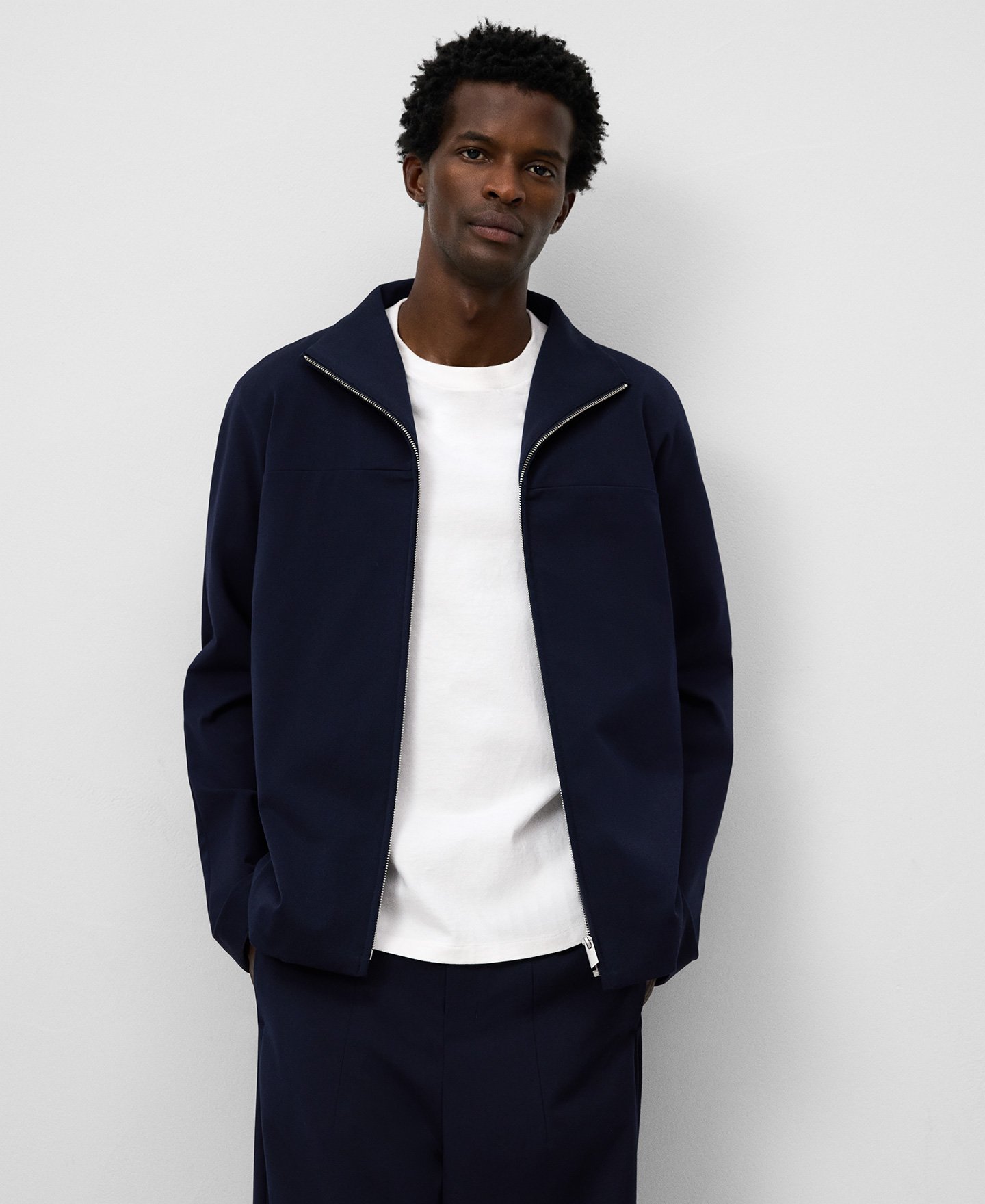Casaco de nylon e viscose para homem image number 0