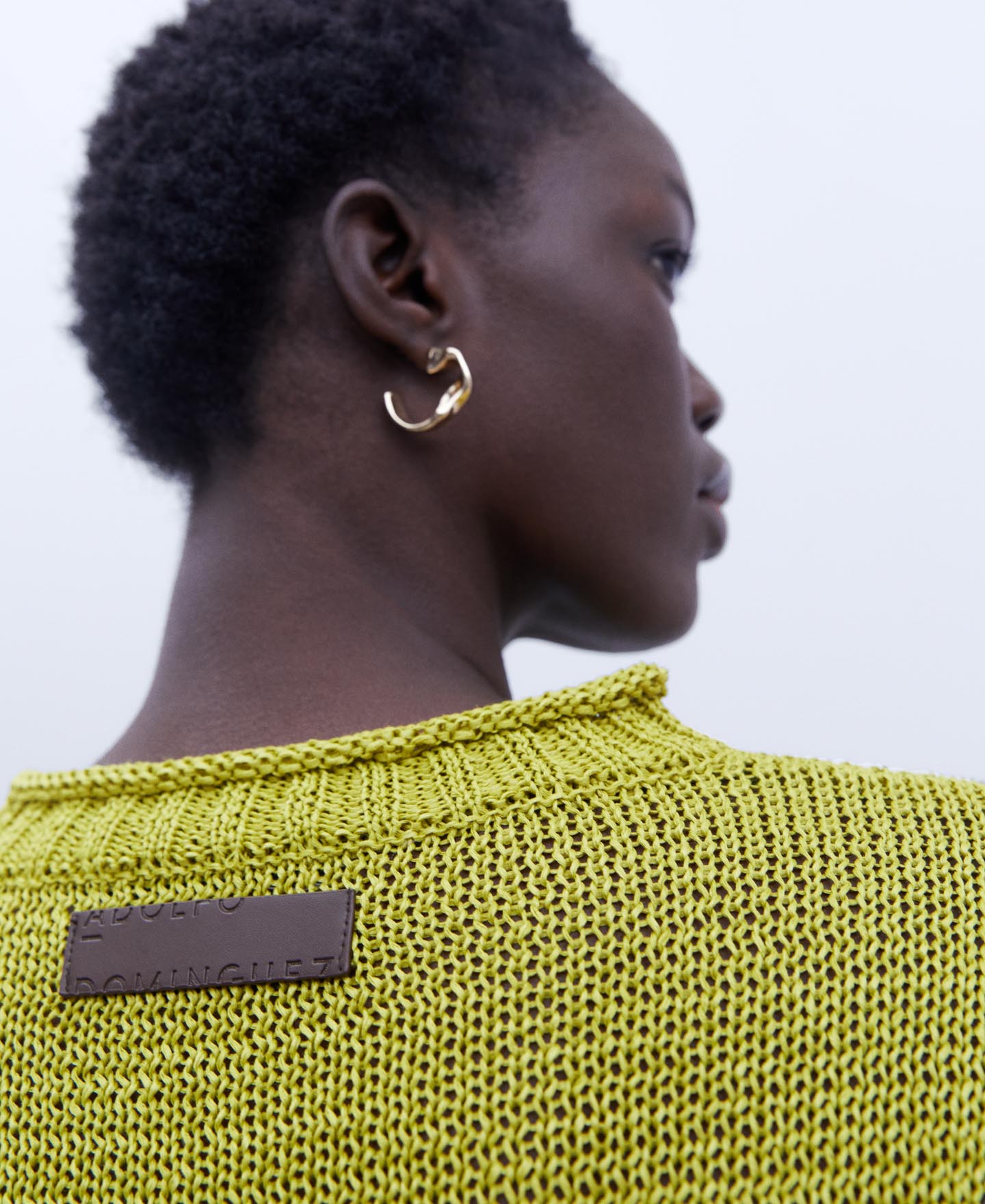 Knitted crop sweater image number 3