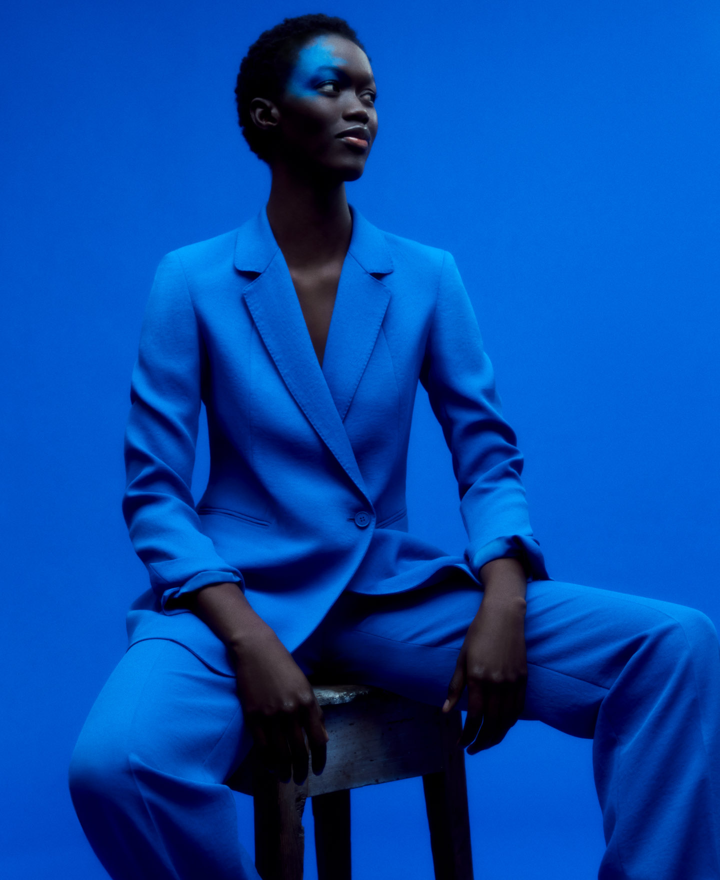Long fitted blazer image number 0
