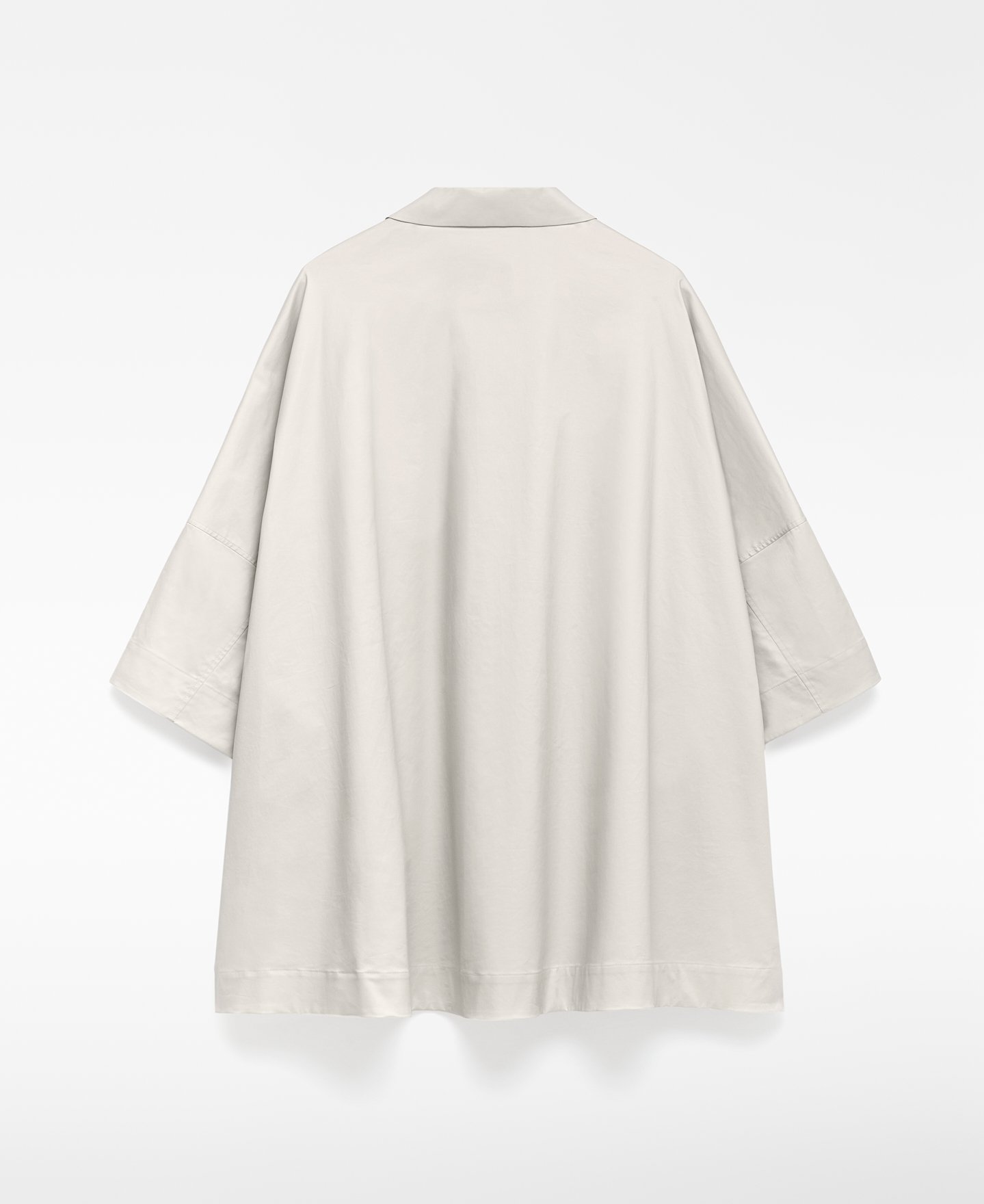 Camisa oversize algodón gris hombre image number 5