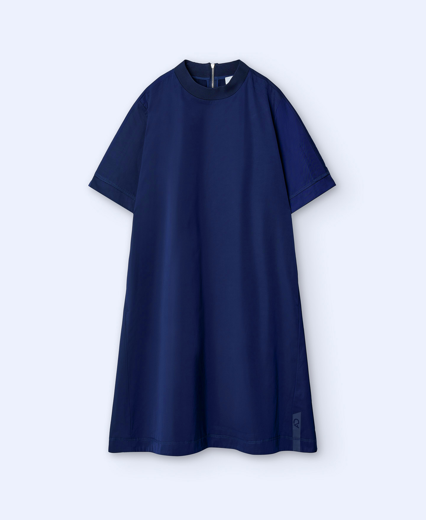 A-line crew neck dress image number 4
