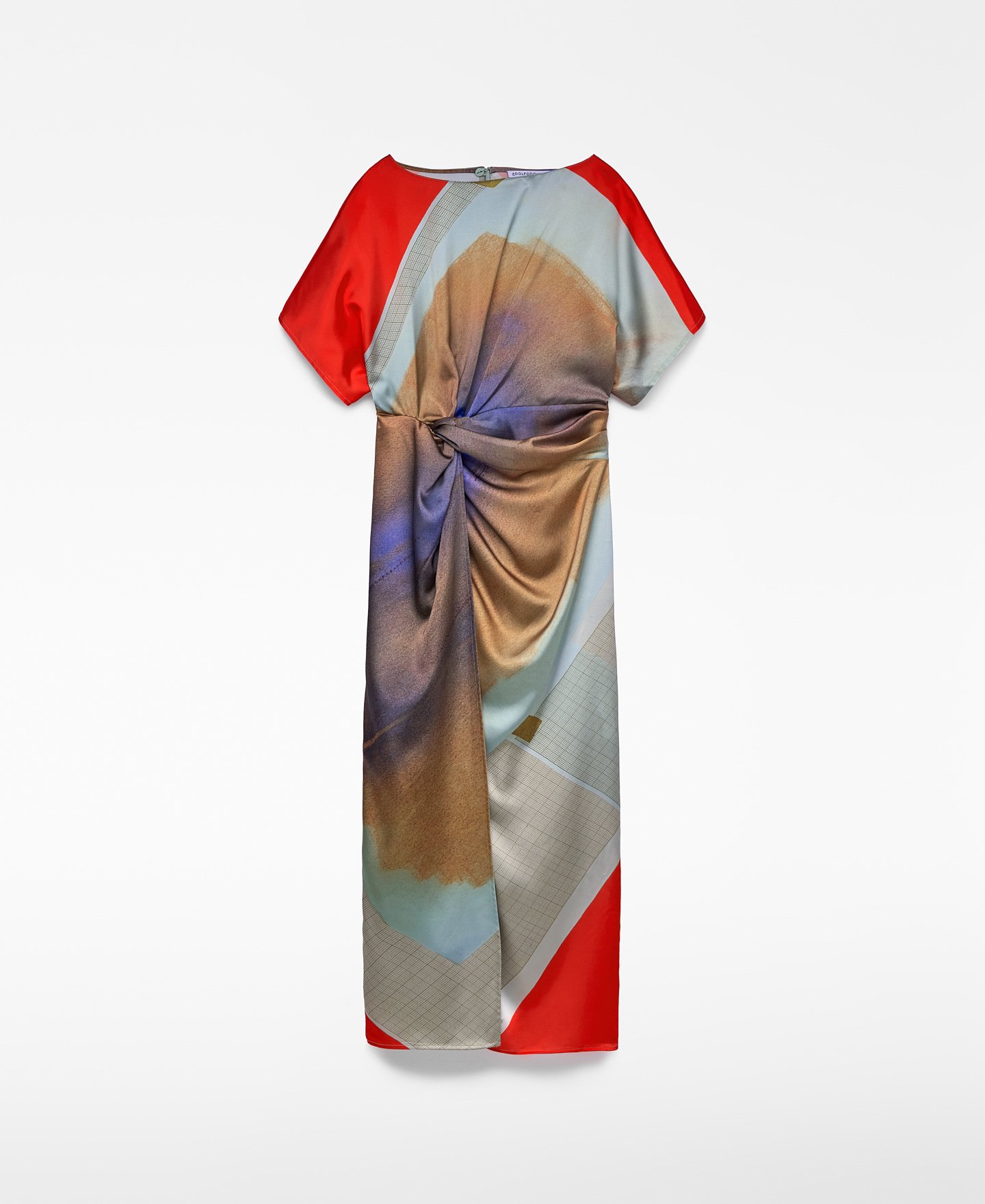 Vestido midi estampado mujer image number 4